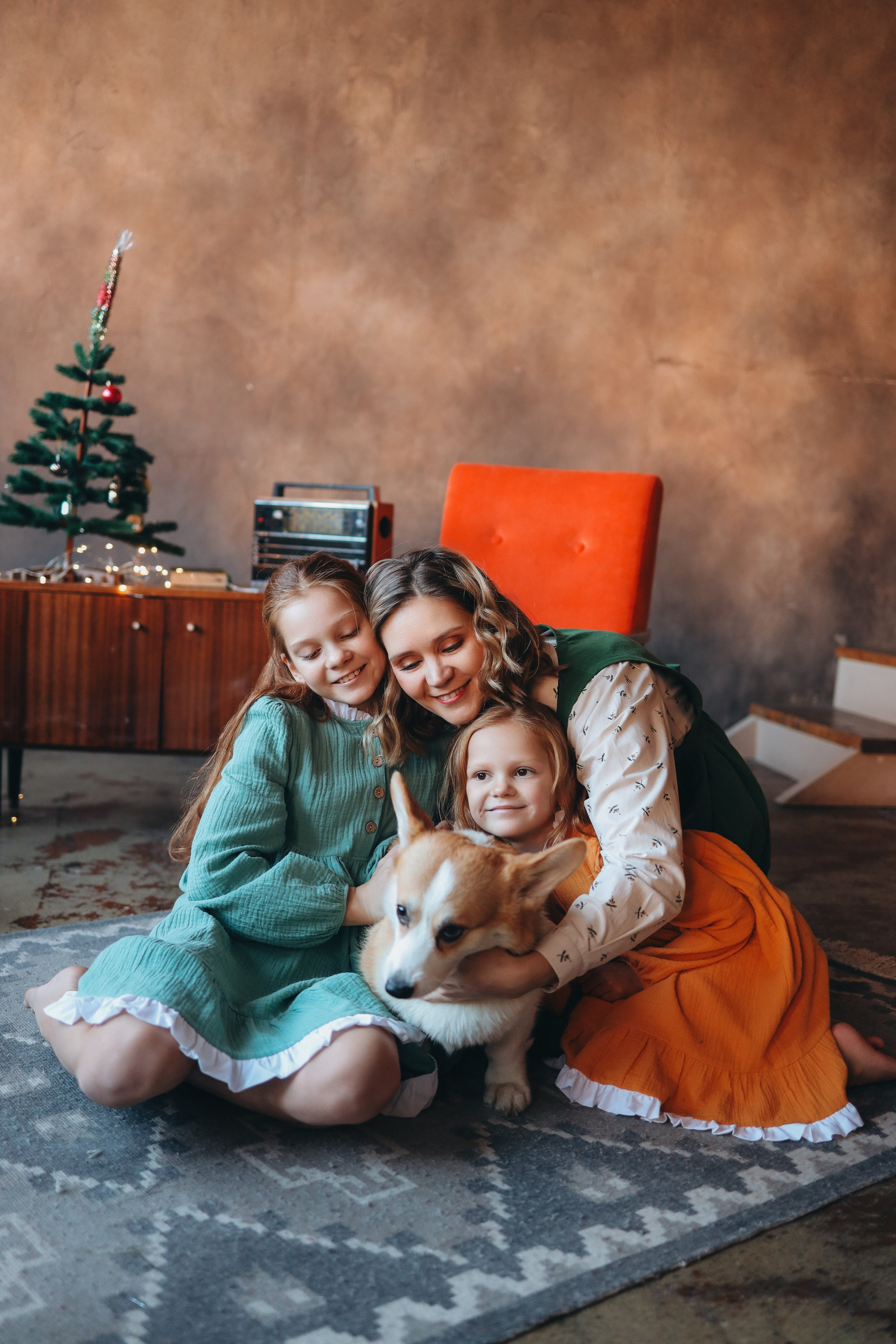 Мама и дочки в фотостудии Чувство. Marina Shakirova Photography