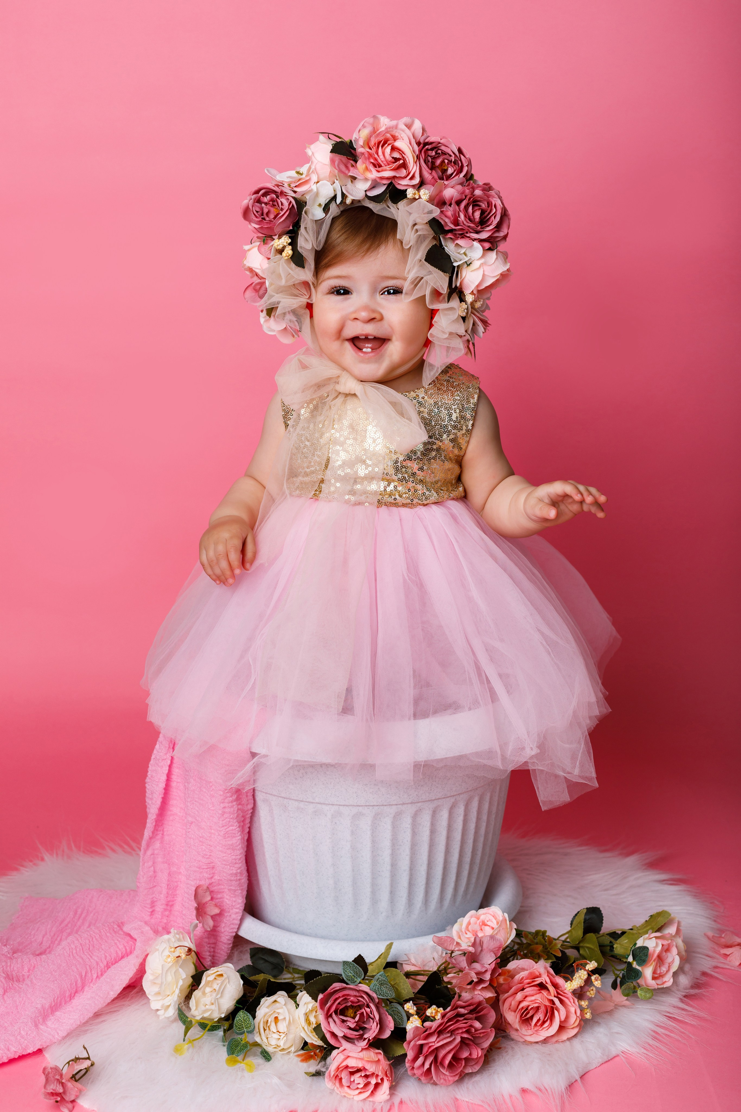 1 год София. Семейный и детский фотограф, в Анапе Алфимова Елена.Новорожденных