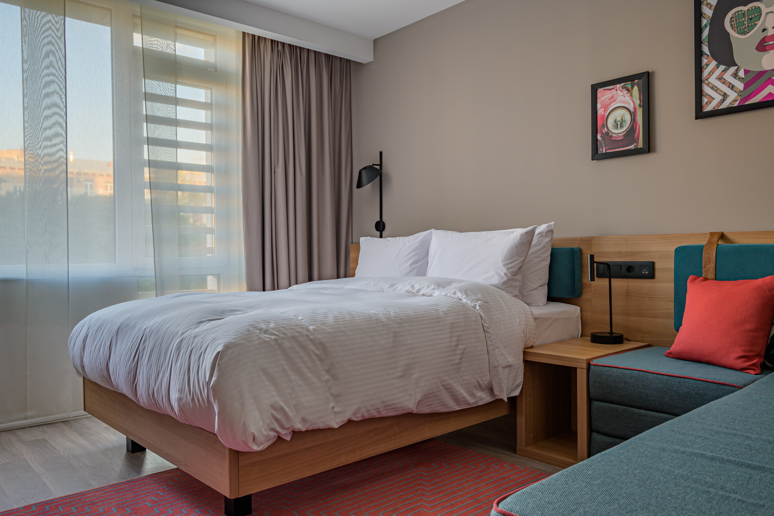 Съемки отеля Hampton by Hilton. Интерьерный фотограф Юлия Лебедева. Москва