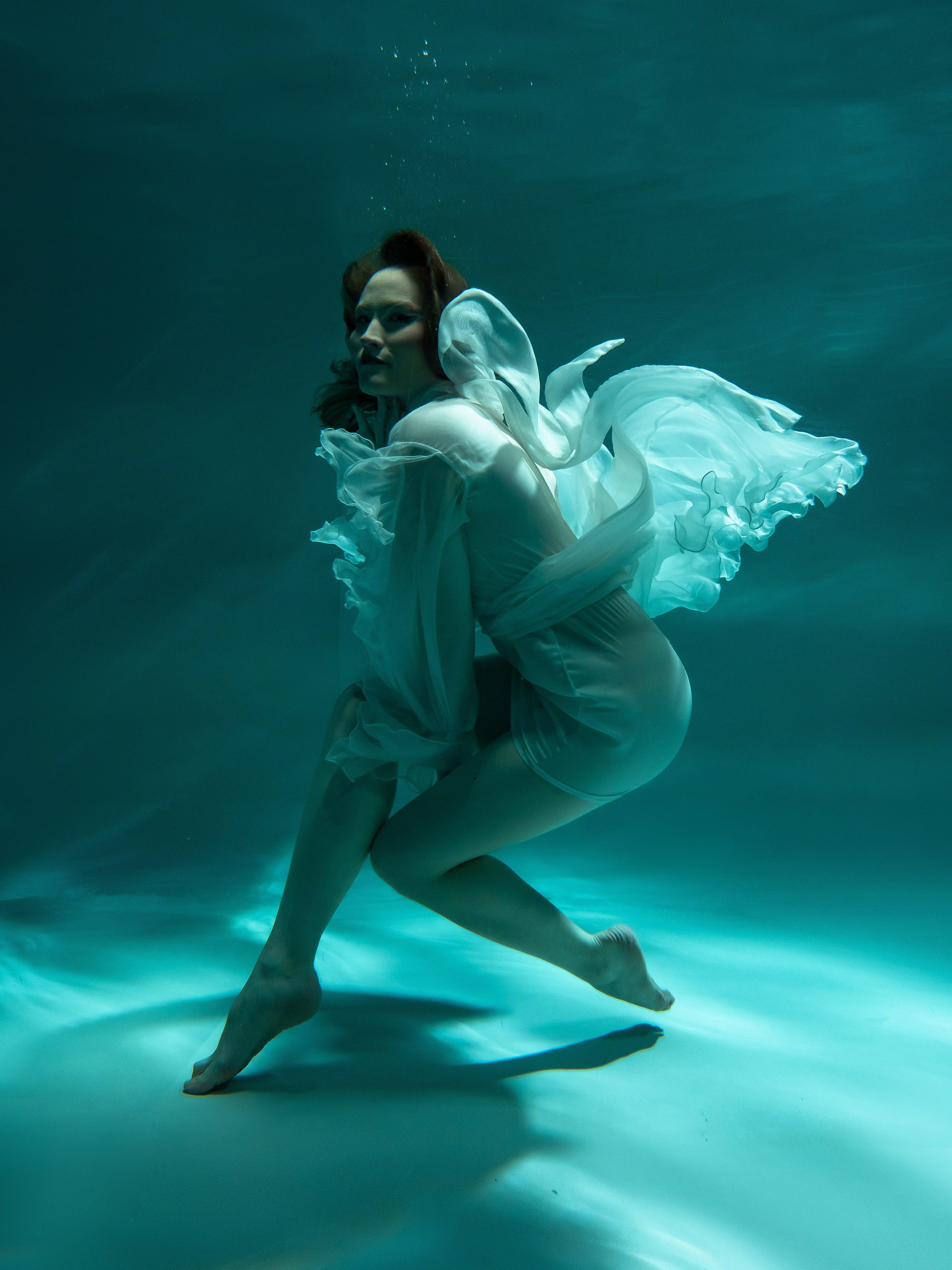 Персональная съёмка под водой для Мили. Фотограф Кристина Берг