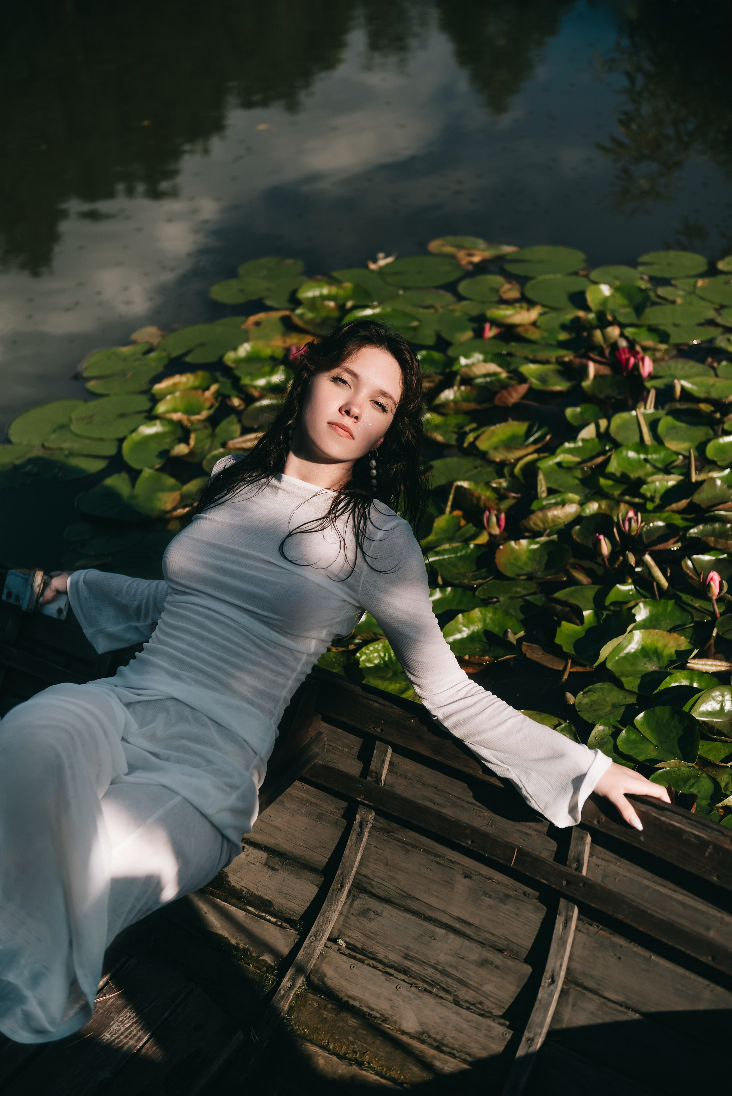 Фотосессия с кувшинками в Таёжной Заимке в г. Кемерово