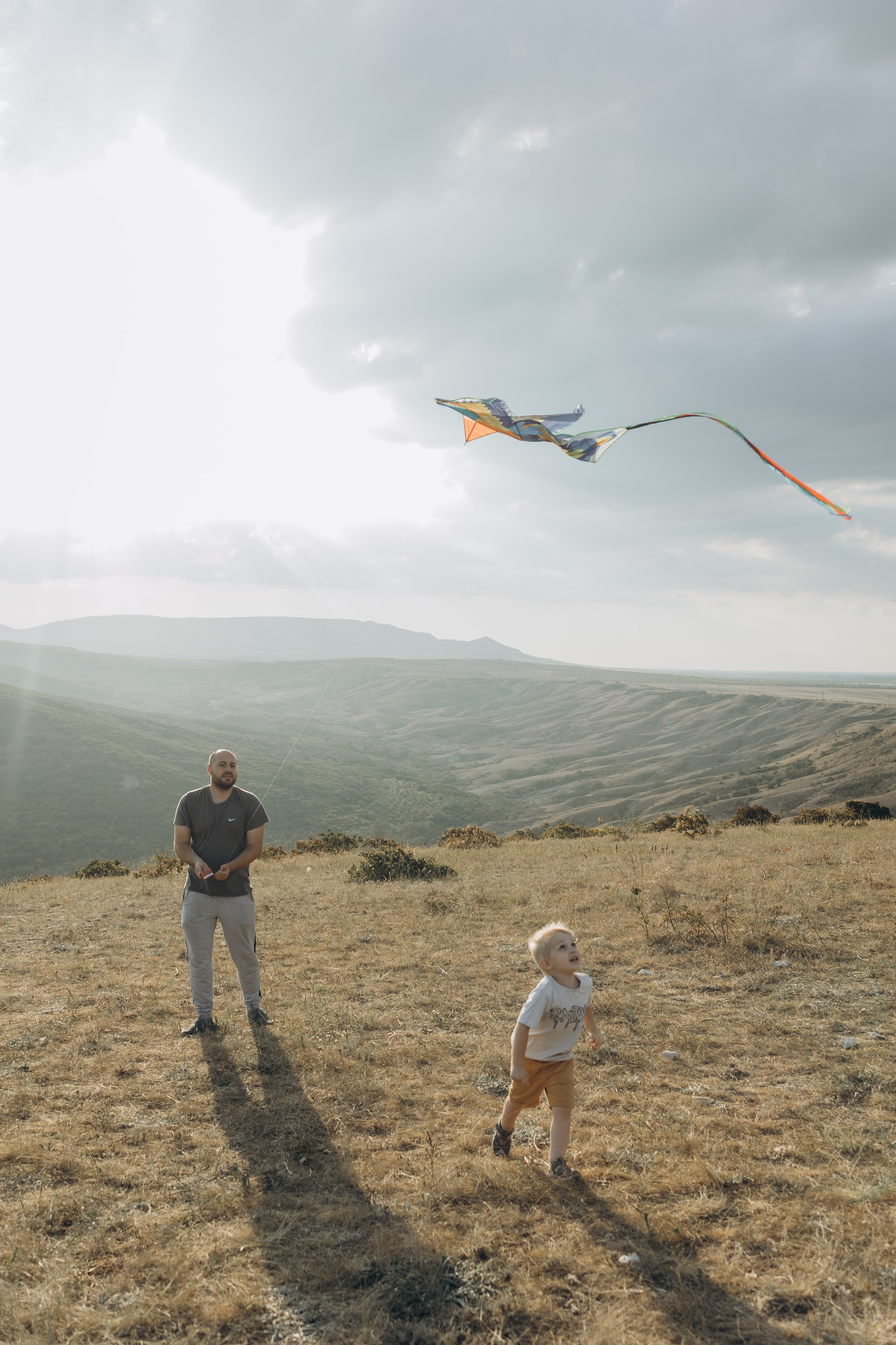 Воздушный змей. Семейный фотограф в Москве Виктория Ястребинская