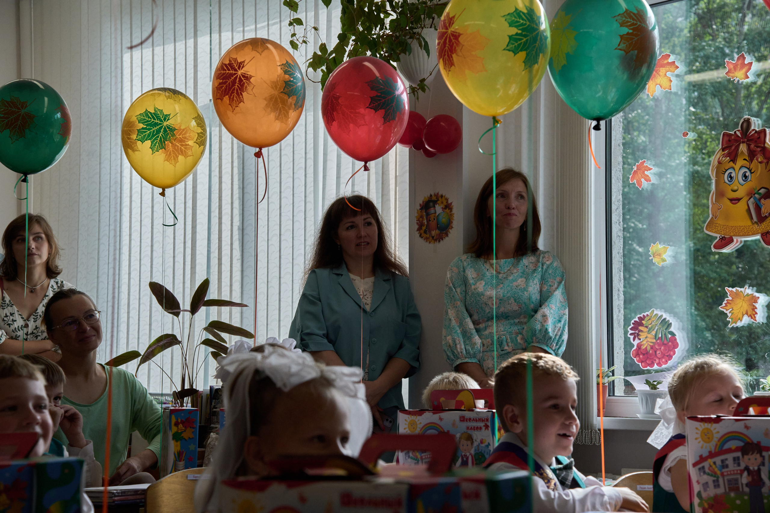 Школьная линейка. 1«Б». Фотограф в Санкт-Петербурге Настя Атом