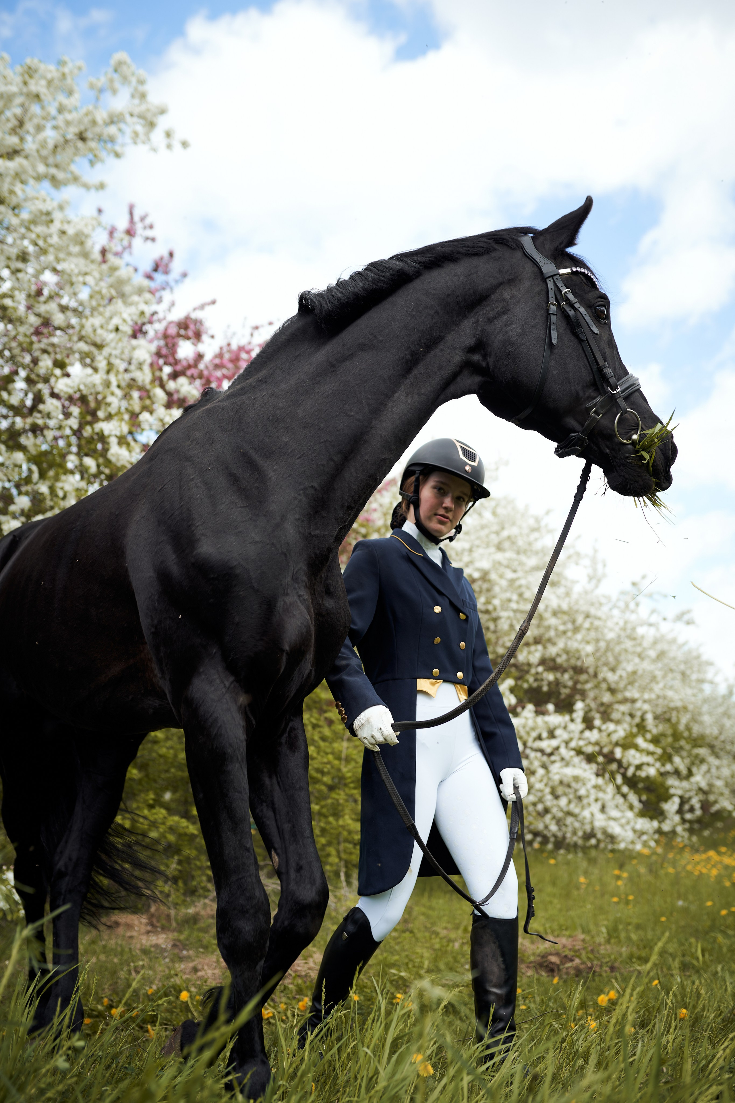 Полина и Парламент. Фотосессии с лошадьми в Москве, Новосибирске