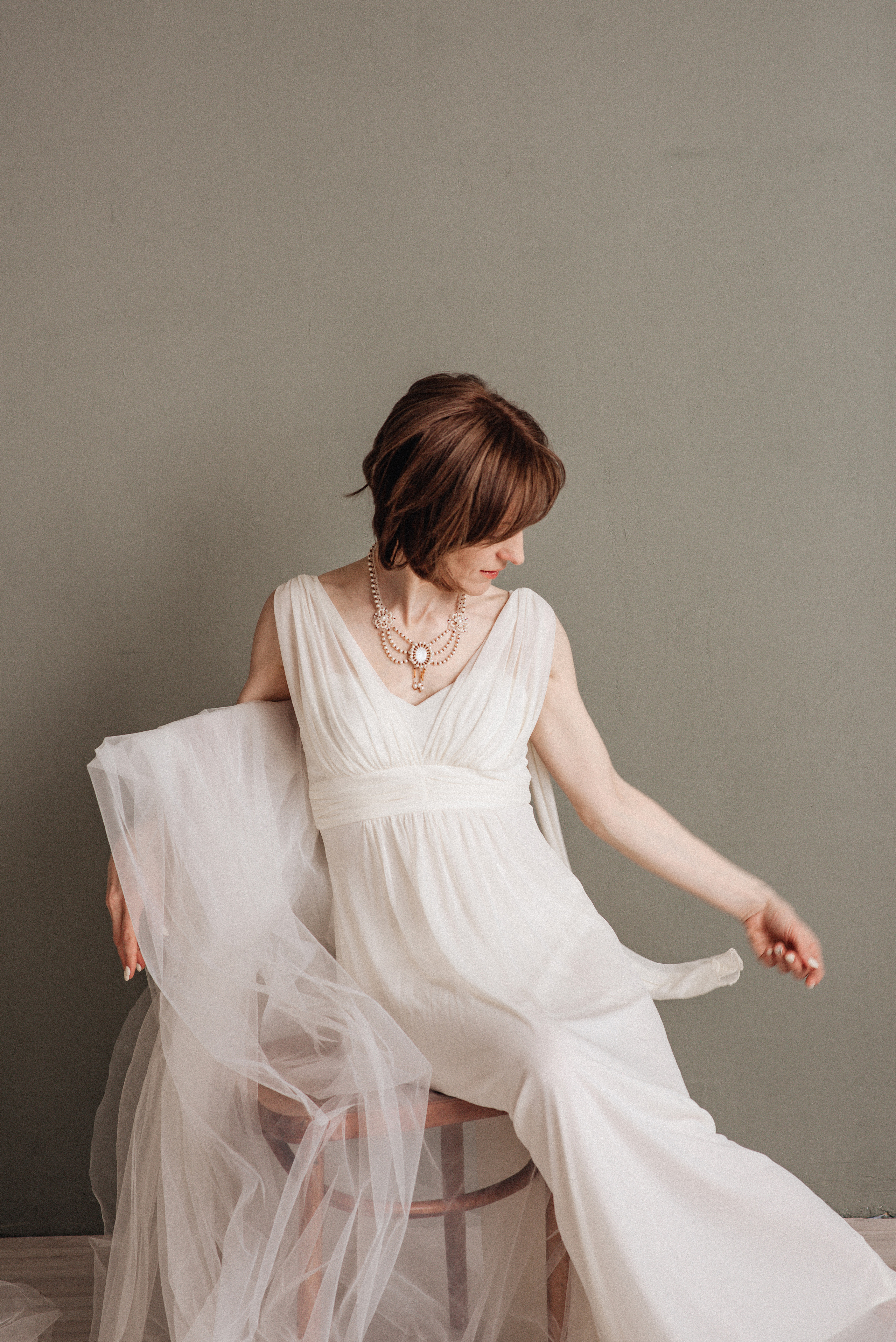 Натали в белом…. Фотограф Юлия Исаева