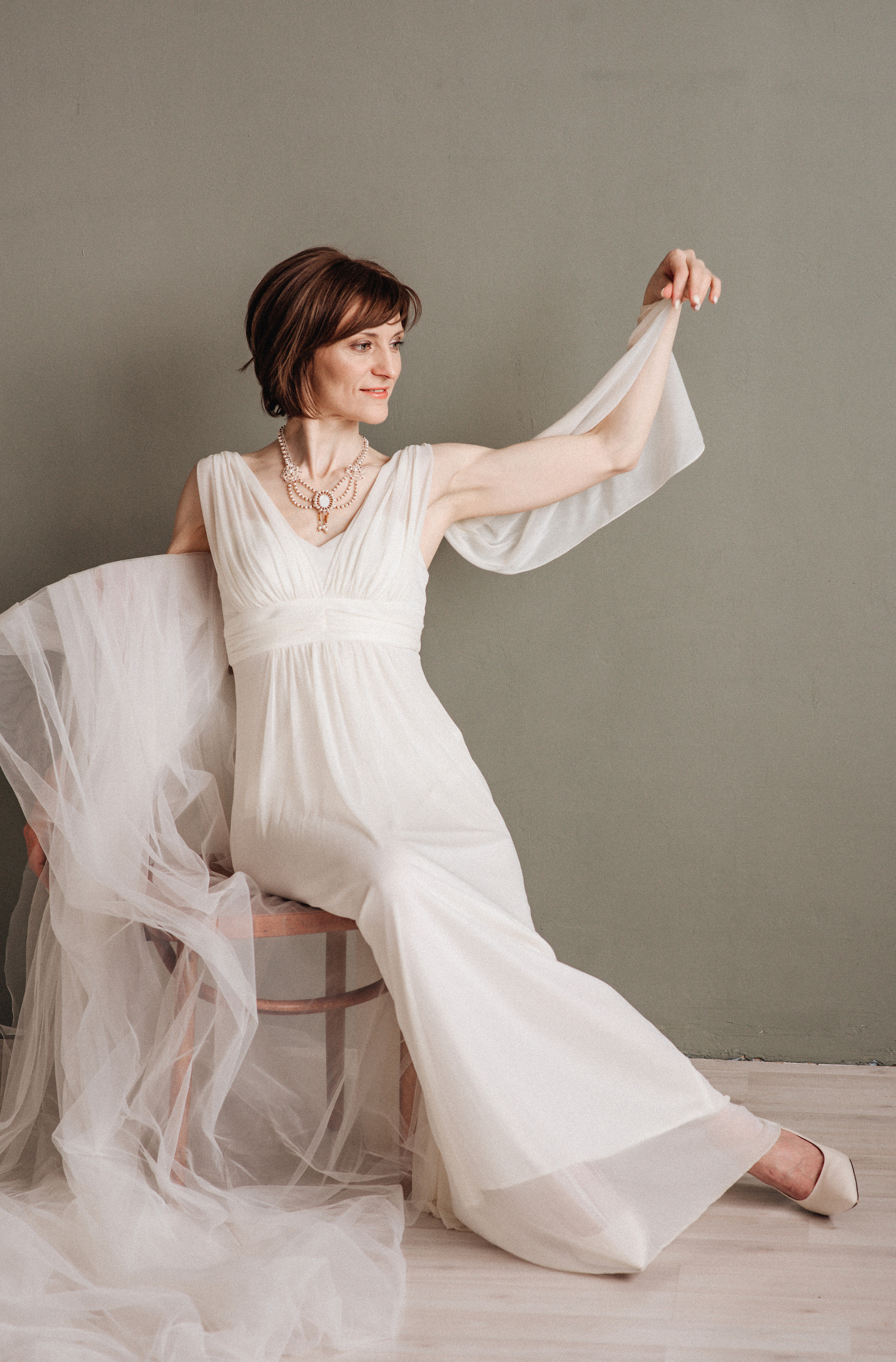 Натали в белом…. Фотограф Юлия Исаева