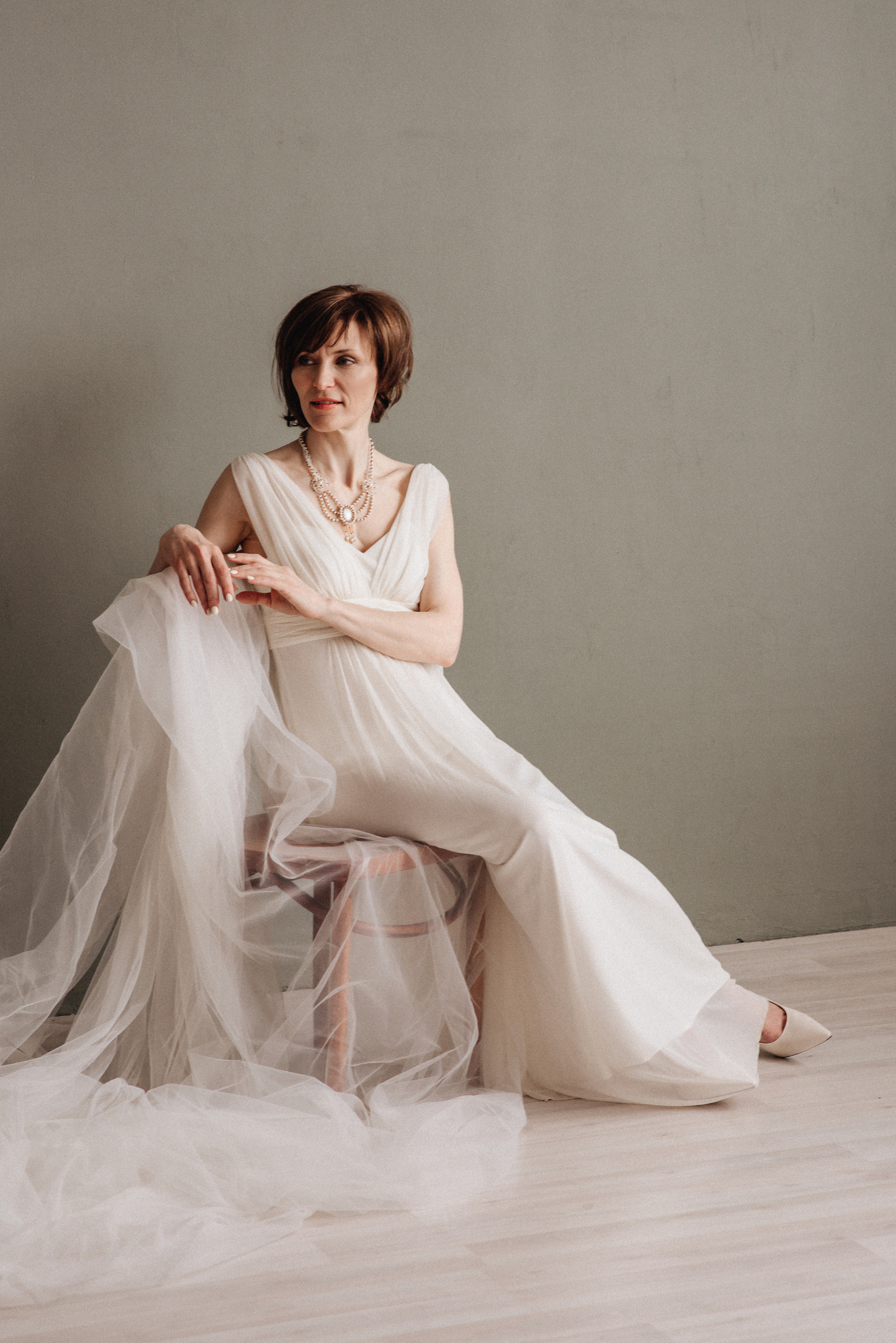 Натали в белом…. Фотограф Юлия Исаева