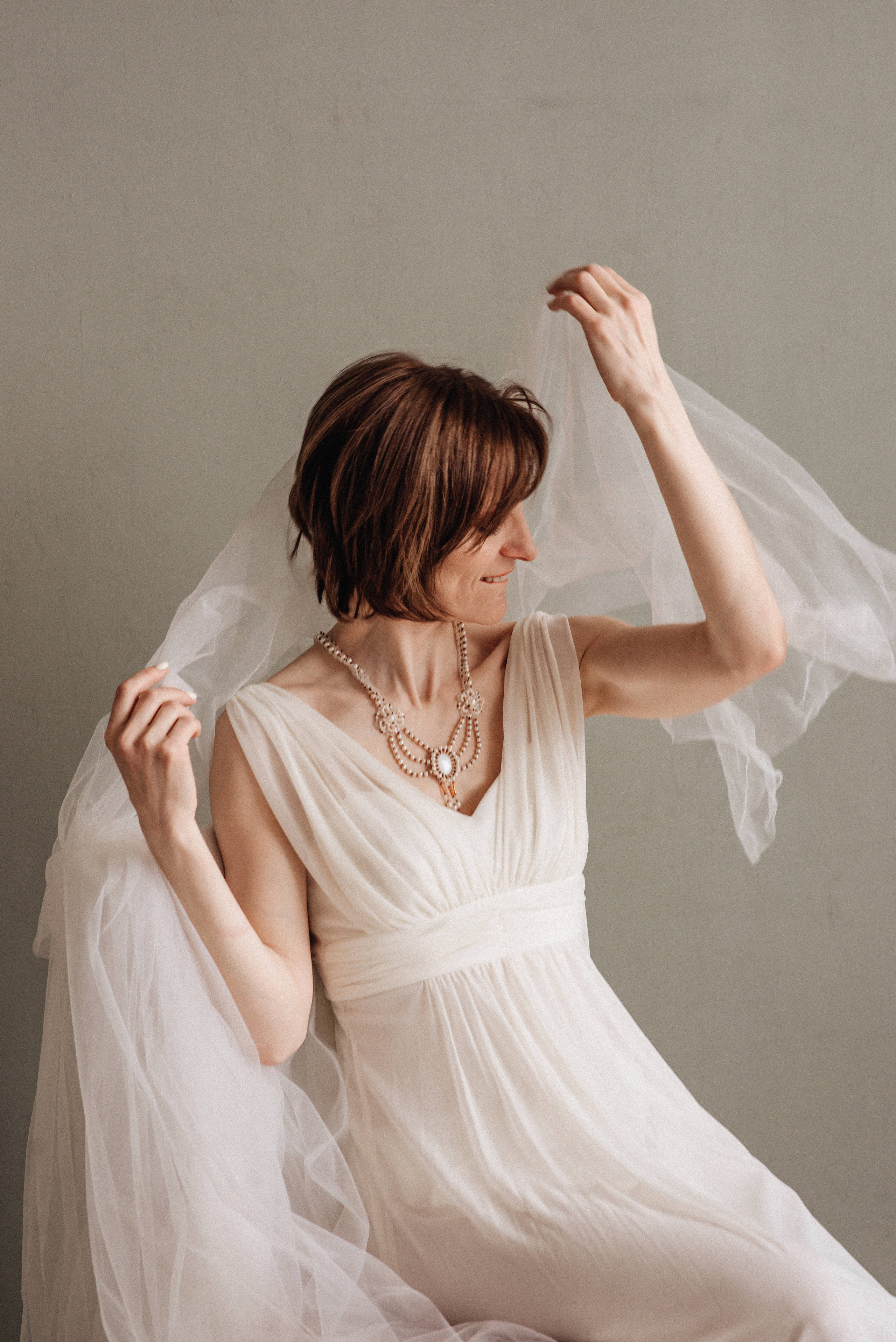 Натали в белом…. Фотограф Юлия Исаева