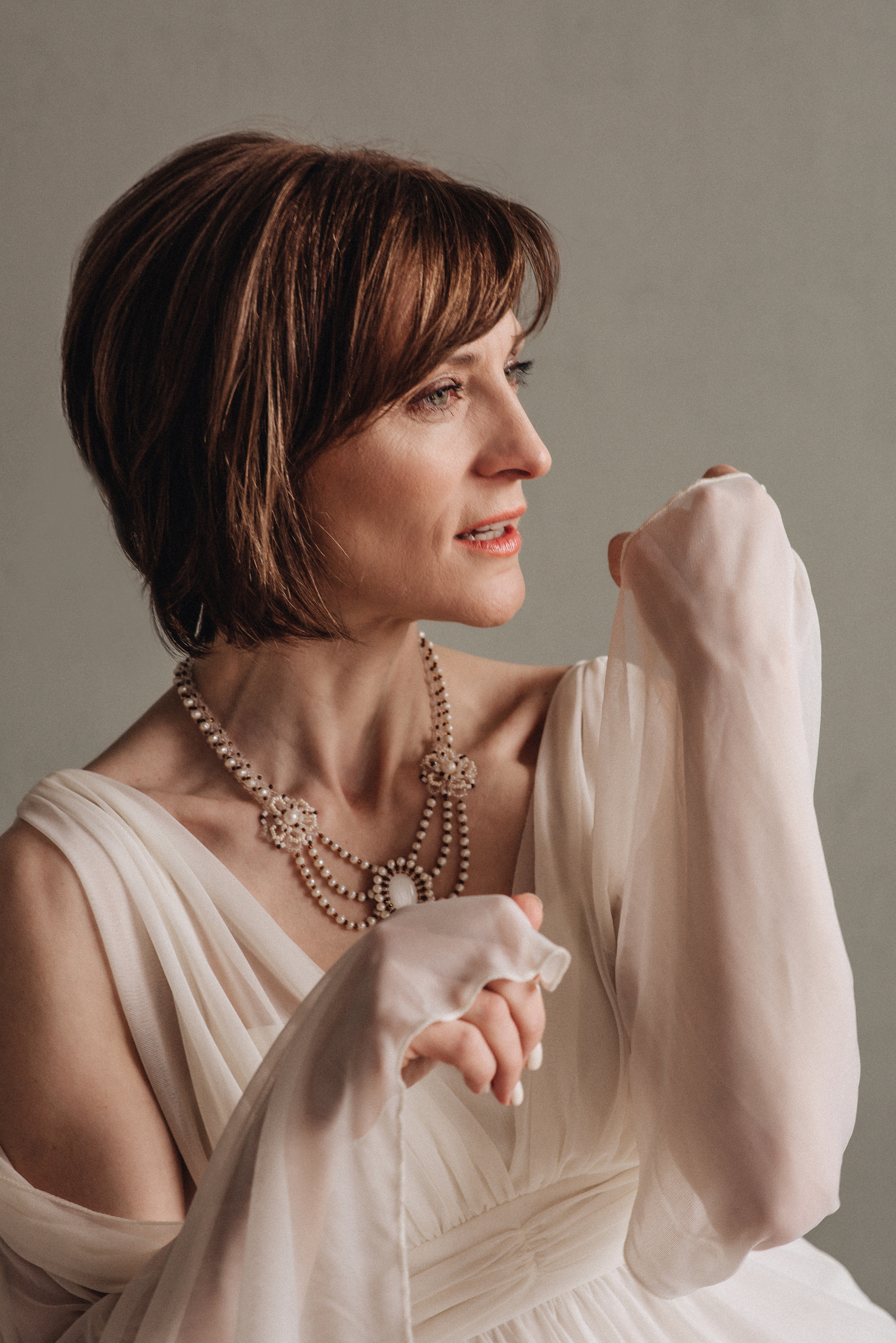 Натали в белом…. Фотограф Юлия Исаева