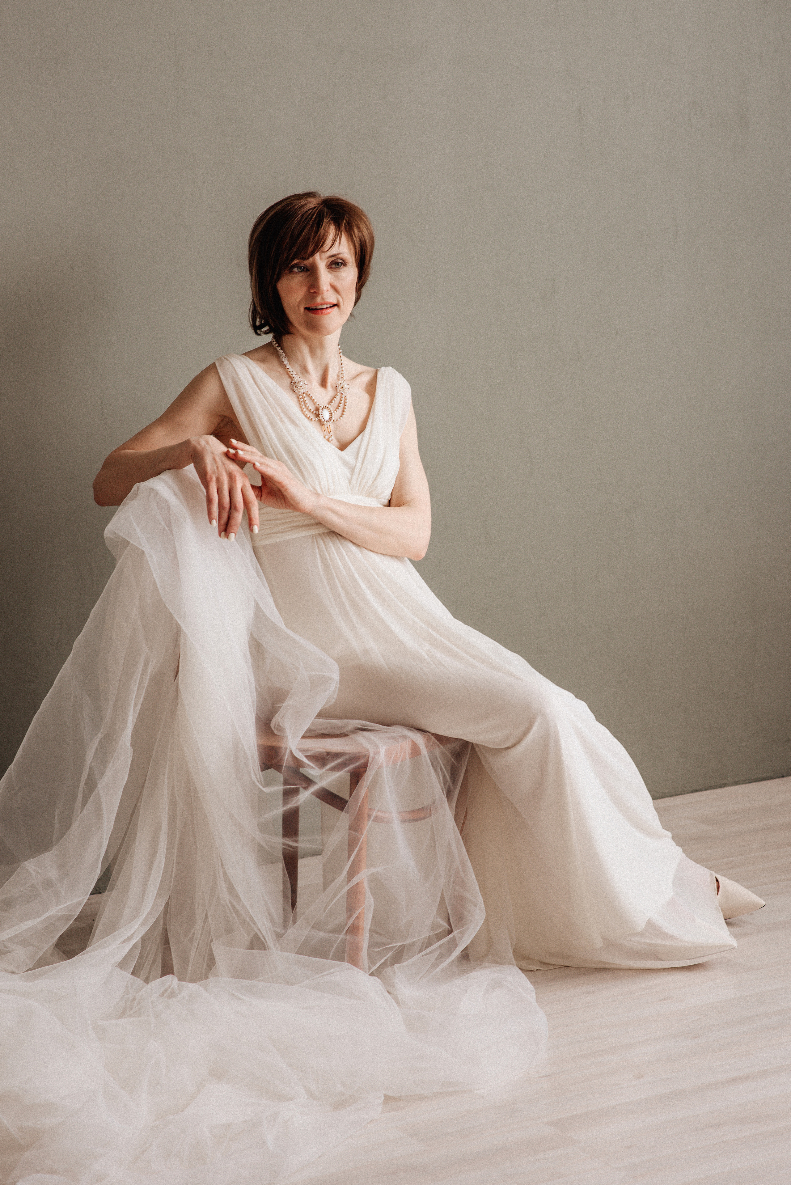 Натали в белом…. Фотограф Юлия Исаева