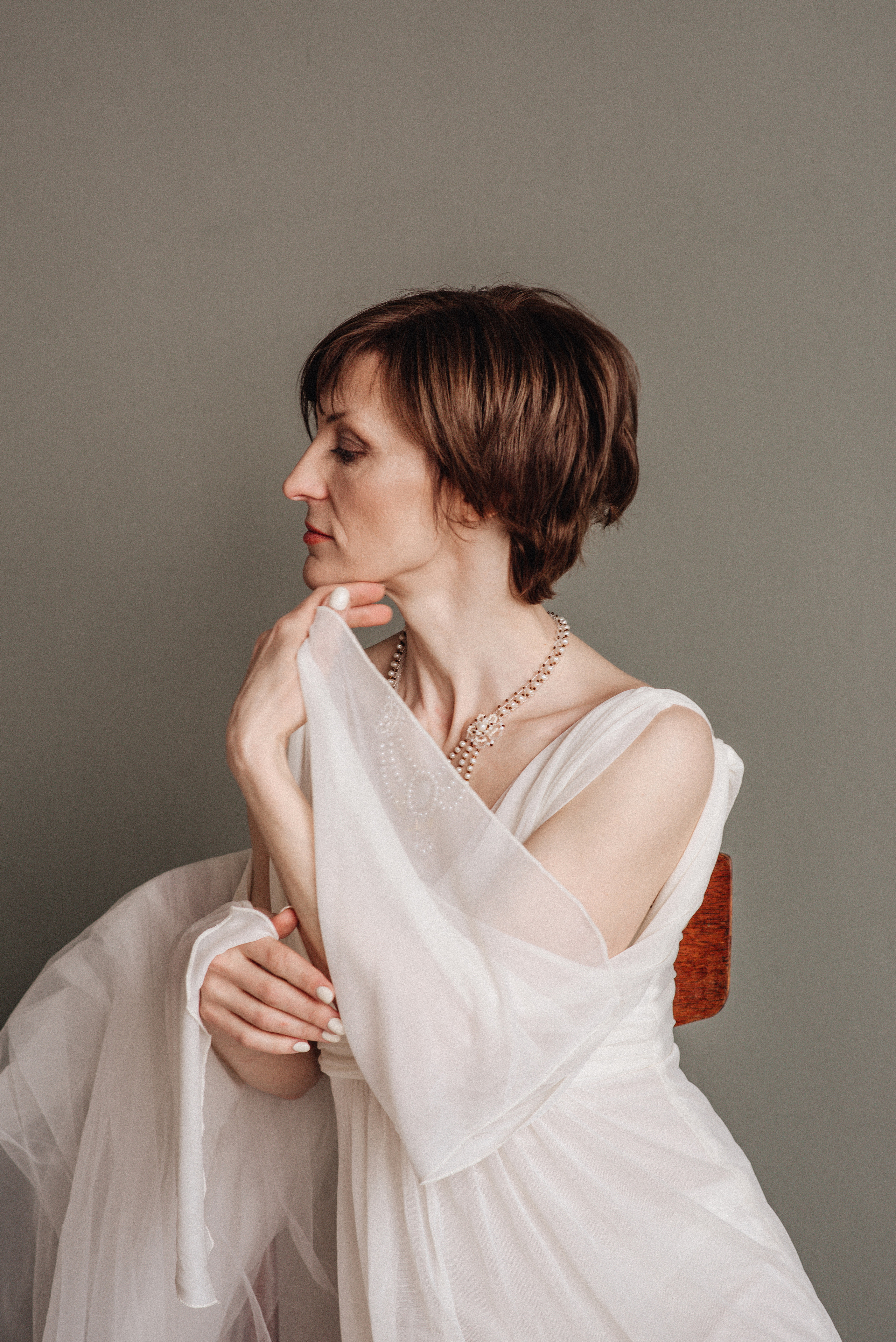 Натали в белом…. Фотограф Юлия Исаева