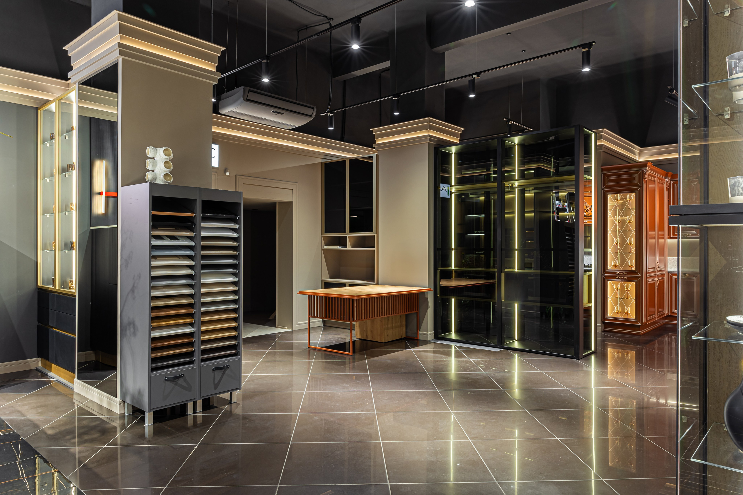 Салон «Рими», г. Москва. Дизайнер/стилист Анна Исупова. Иван Благушин. Интерьерный и архитектурный фотограф в Москве и Санкт-Петербурге