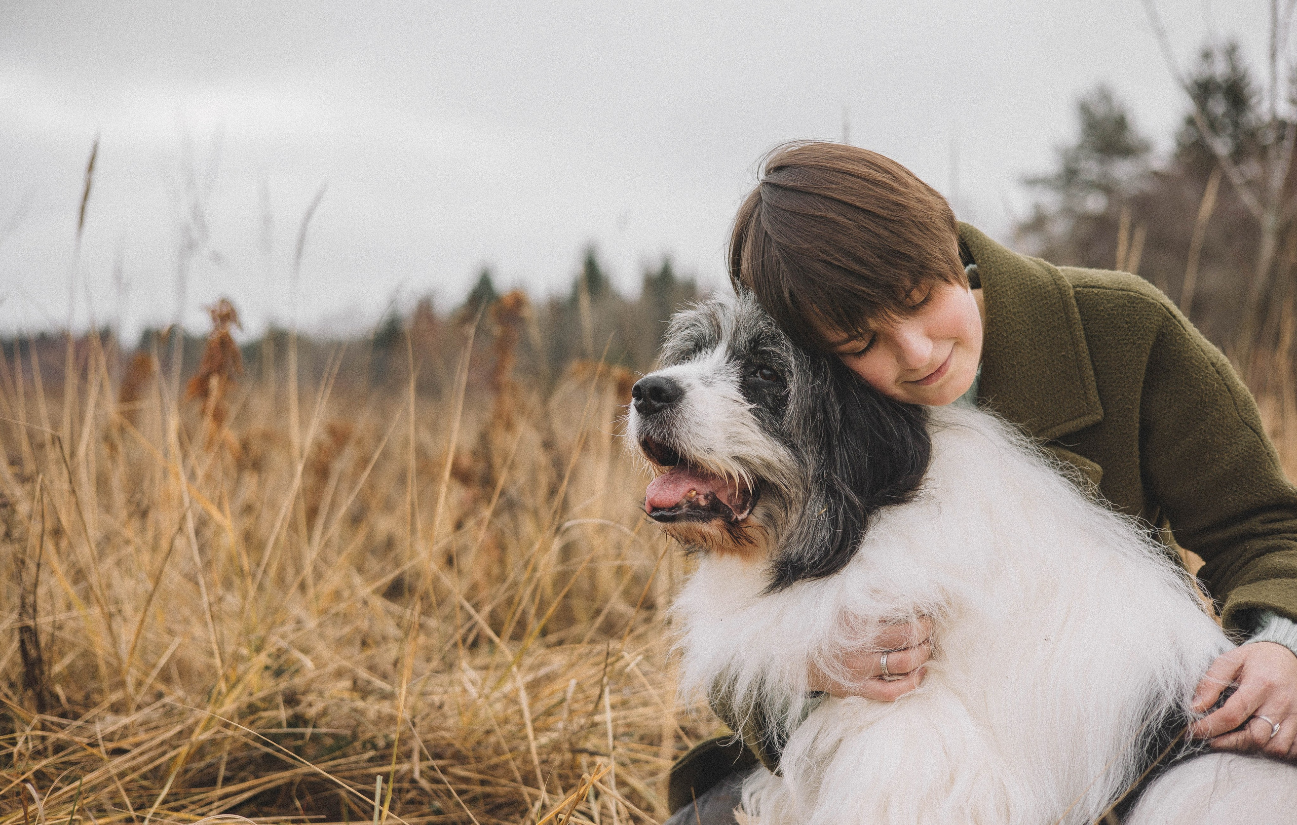 Даша, Глеб, Барс и Бруно. Фотограф-анималист Богданова Полина