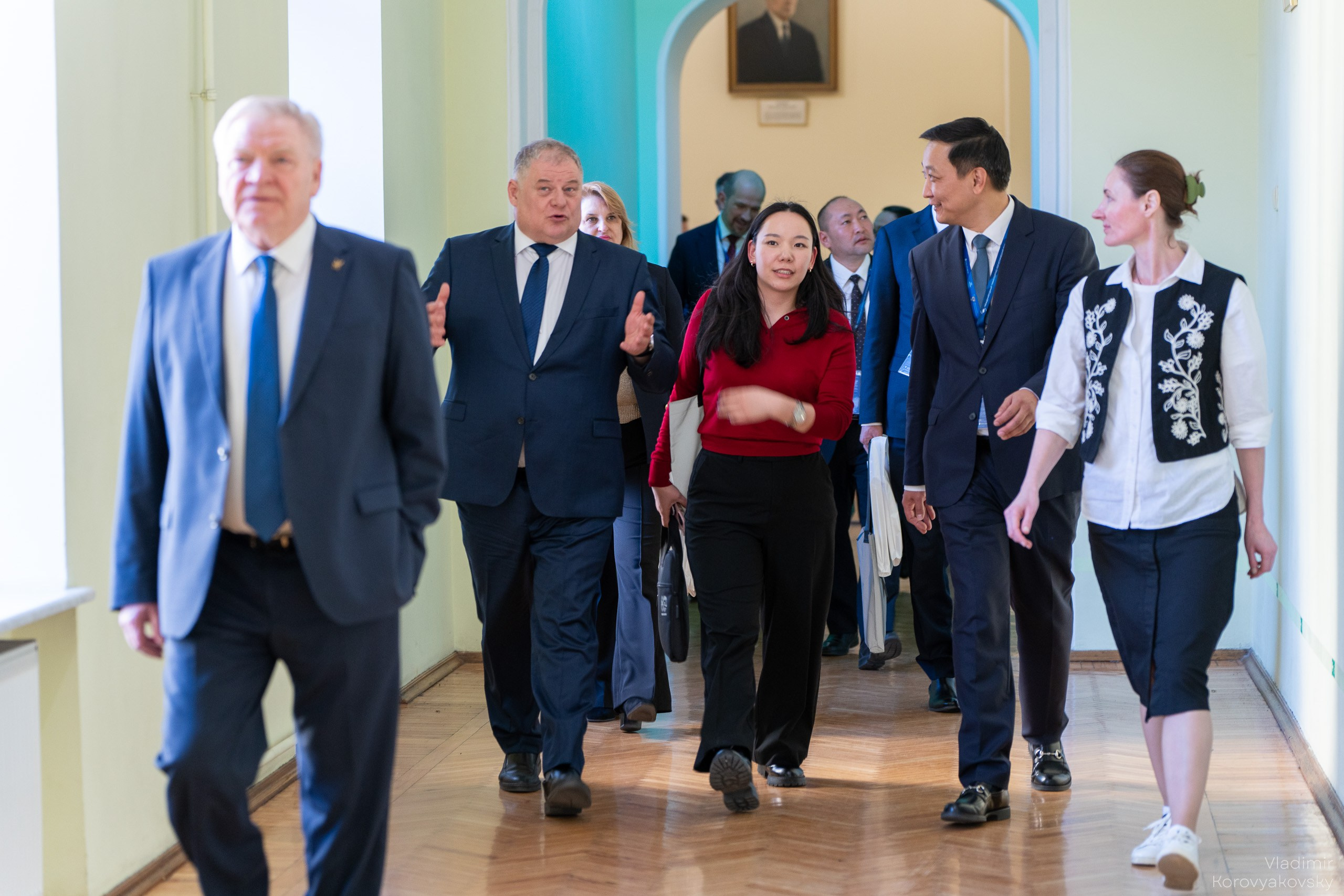 Совещание руководства ПГУПС с Делегациями Исполнительного агентства Правительства Монголии и делегацией АО «УБЖД». Фотограф Владимир Коровяковский