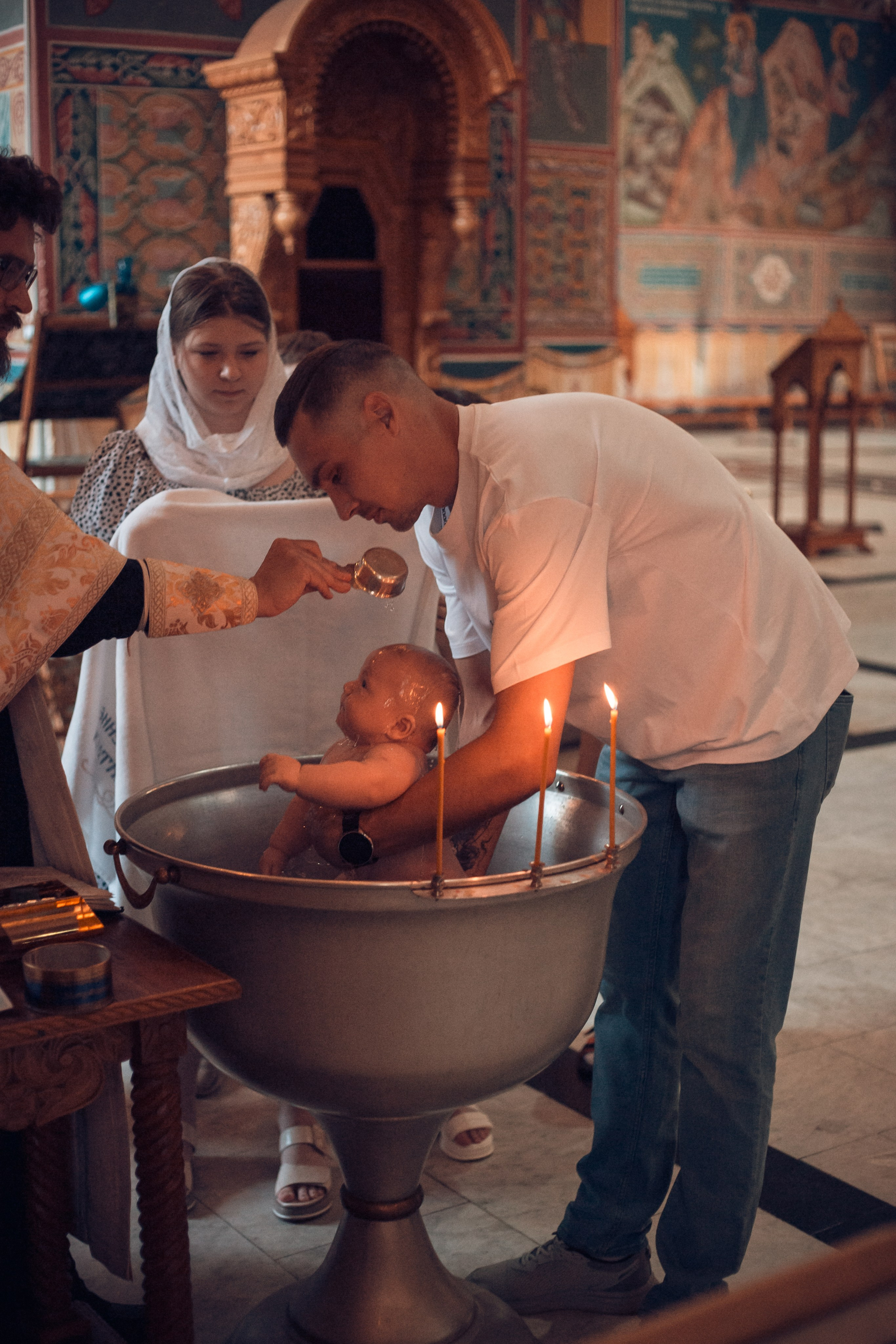 Крещение Дмитрия в Свято-Троицком кафедральном соборе Калуги