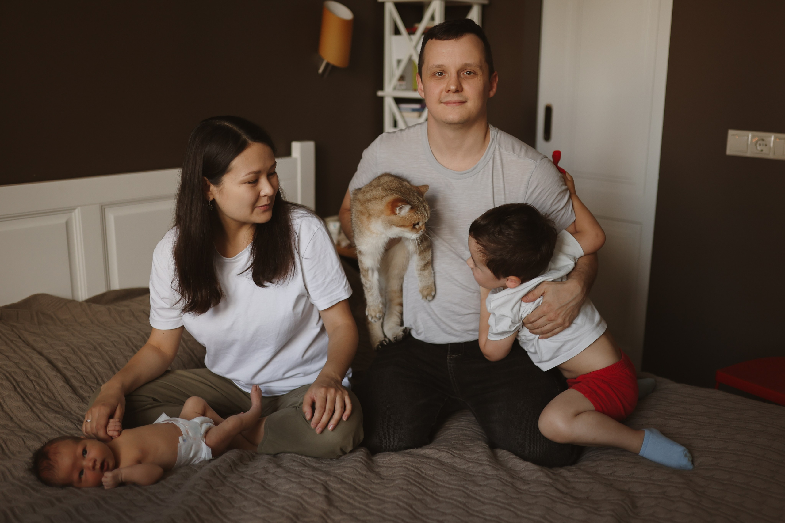 Малышка Вера. Детский и семейный фотограф, съемка новорожденных Москва