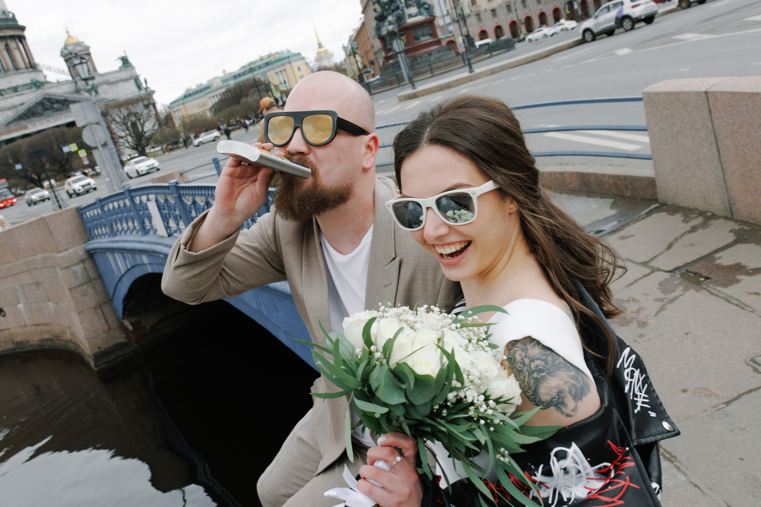 Два образа на этих снимках. Свадебный фотограф СПБ