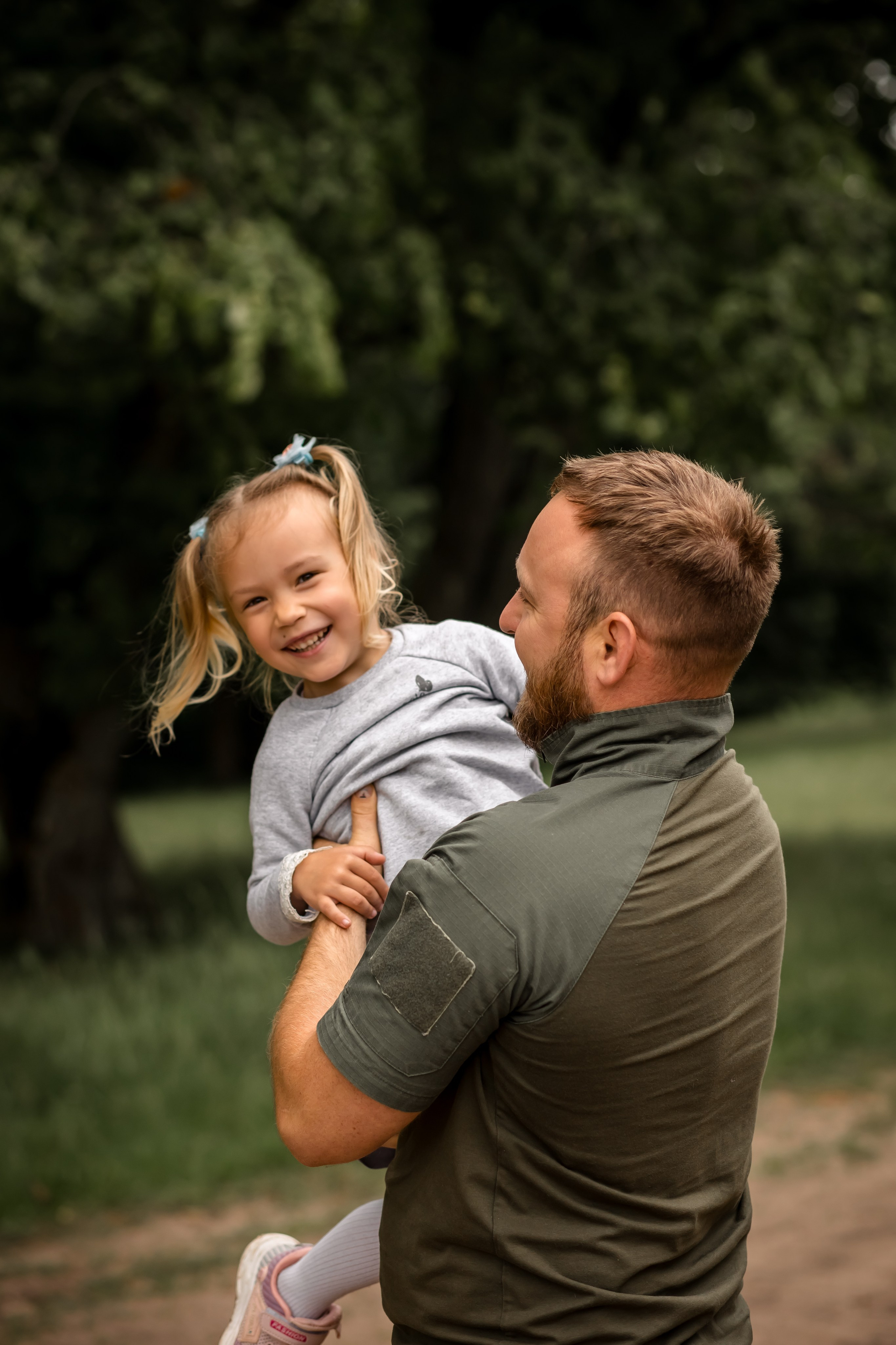 Катя с детками