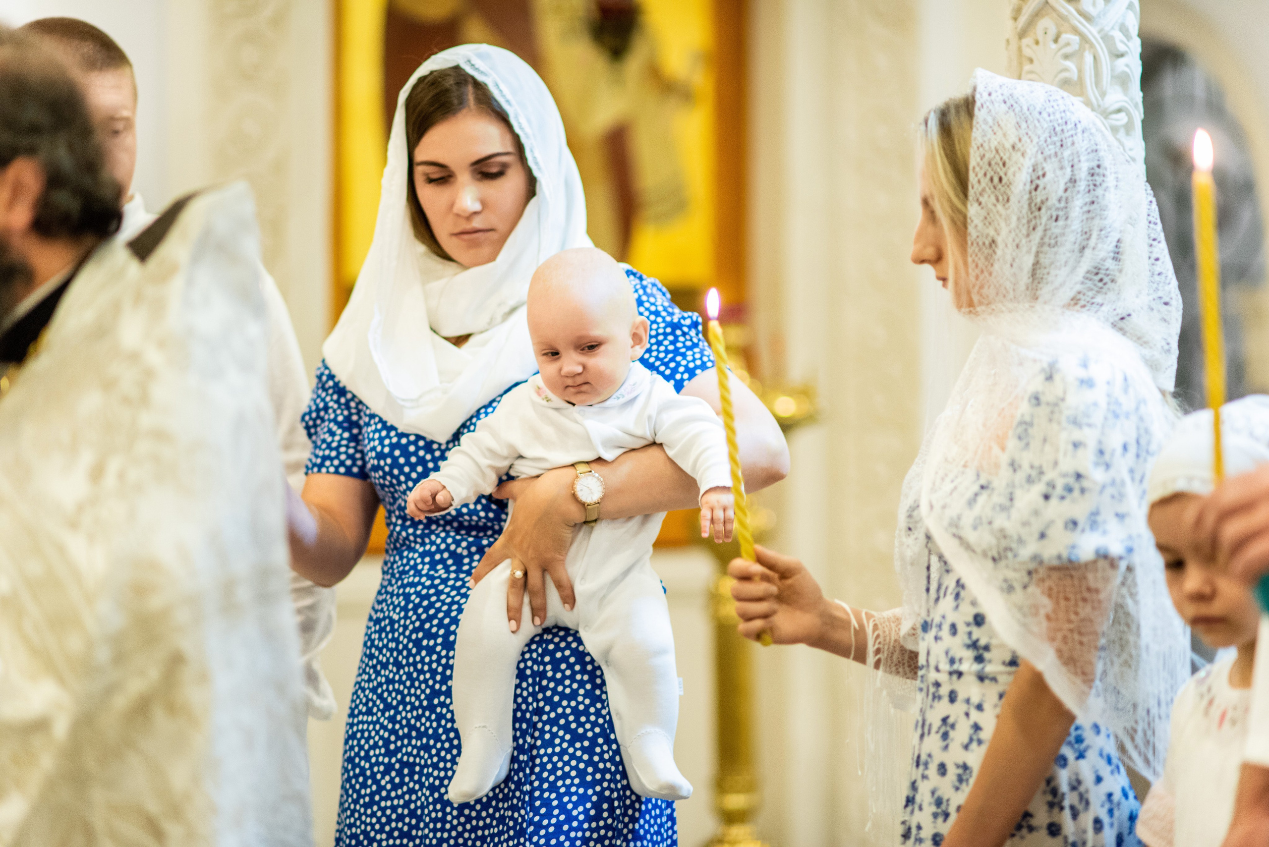 Крещении Ксении. Фотограф Юлия Попова