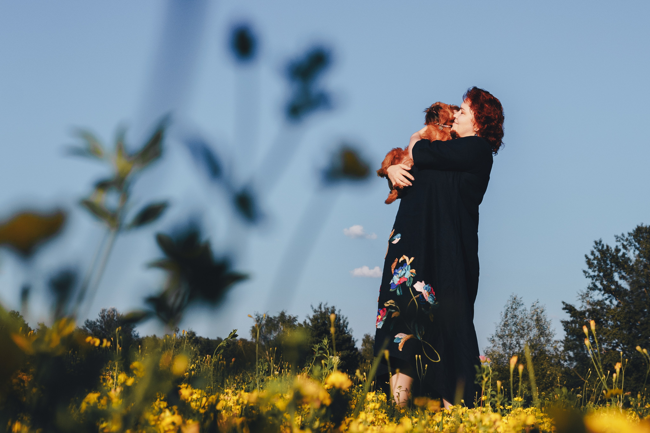 Катя и Яшма. Фотограф-анималист Ксения Воробьева, Москва