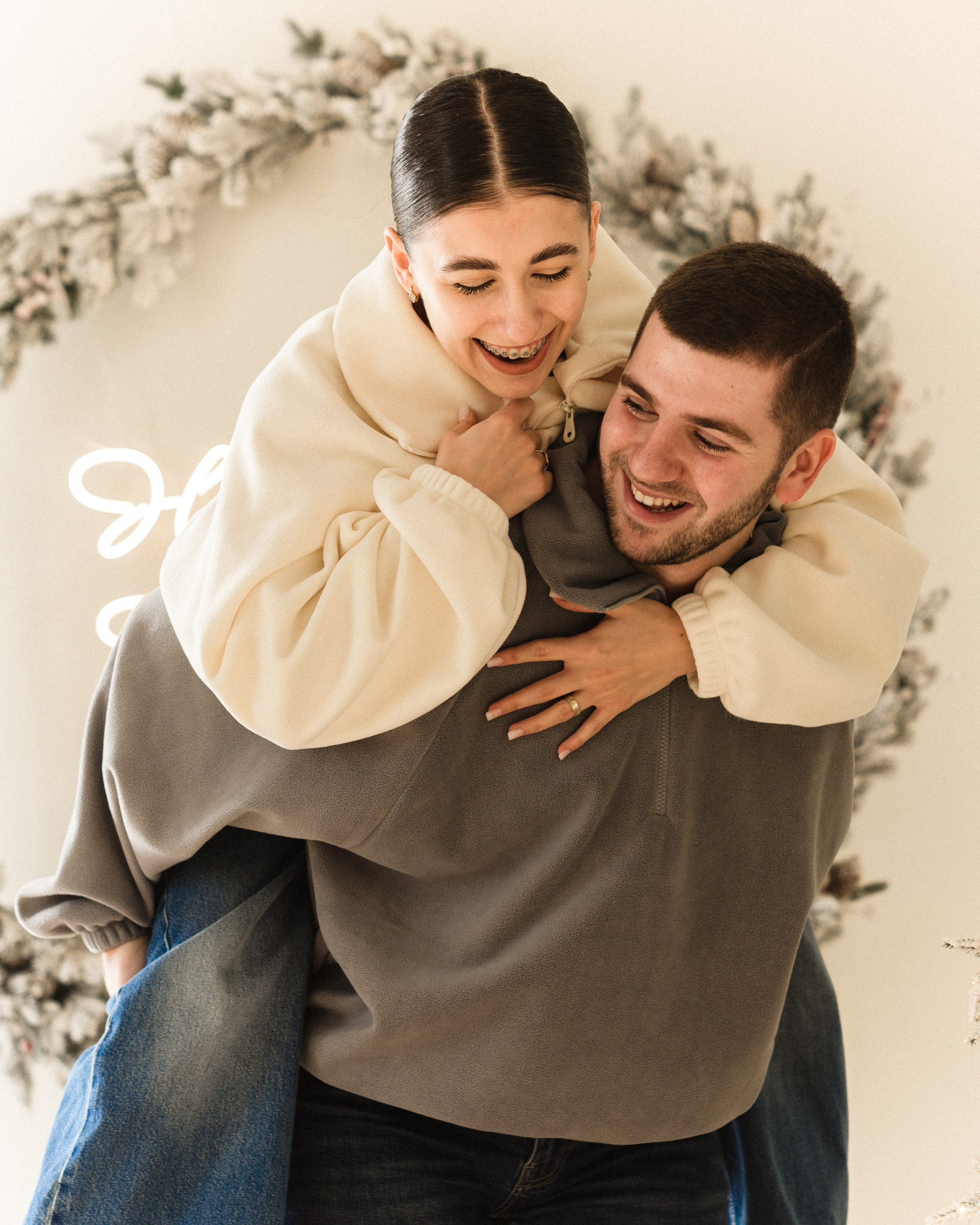 Лав стори новогодняя в студии Modo