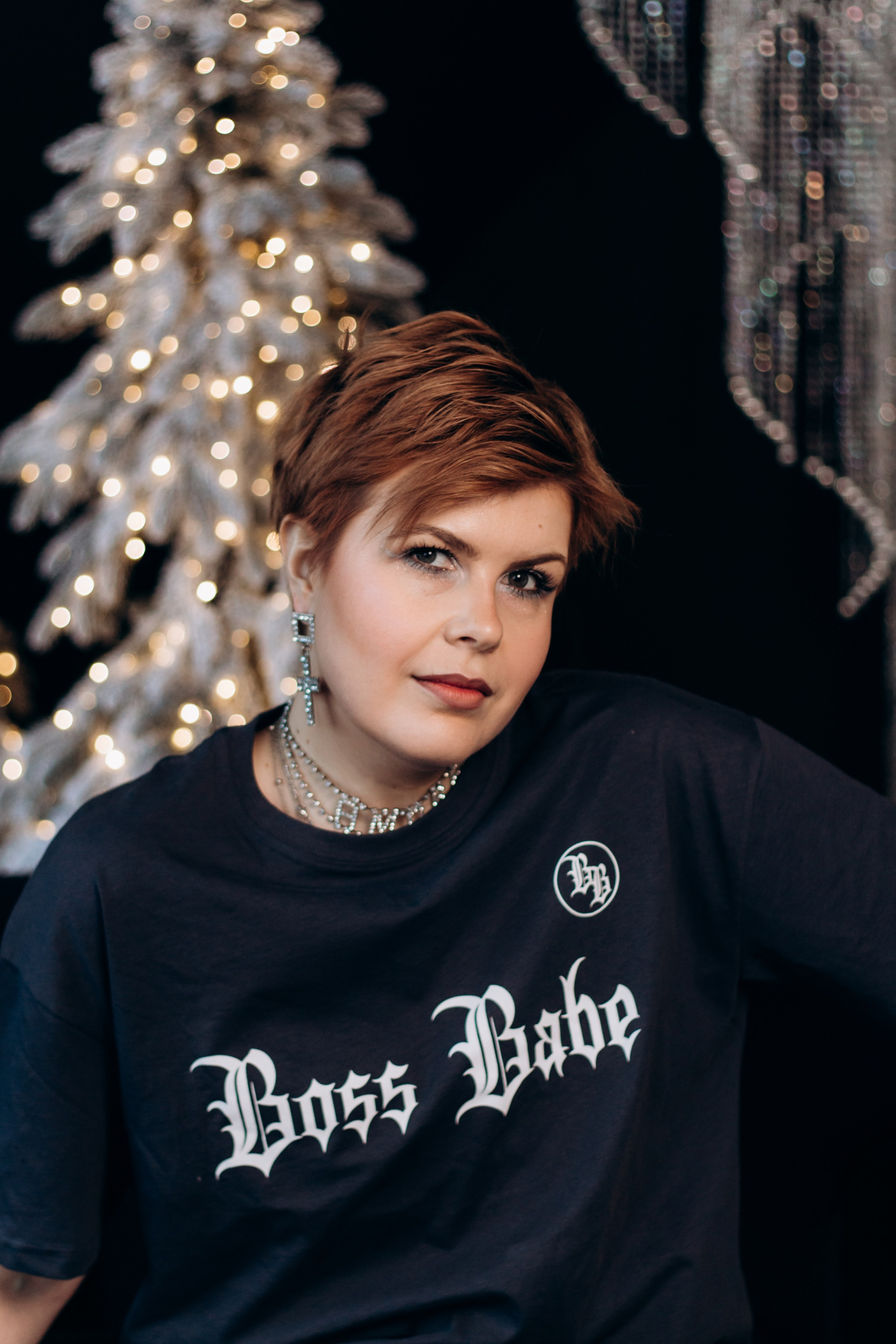 Анастасия. Портрет в студии. Новогодняя фотосессия Екатеринбург. Фотограф в Екатеринбурге Пойгина Елена