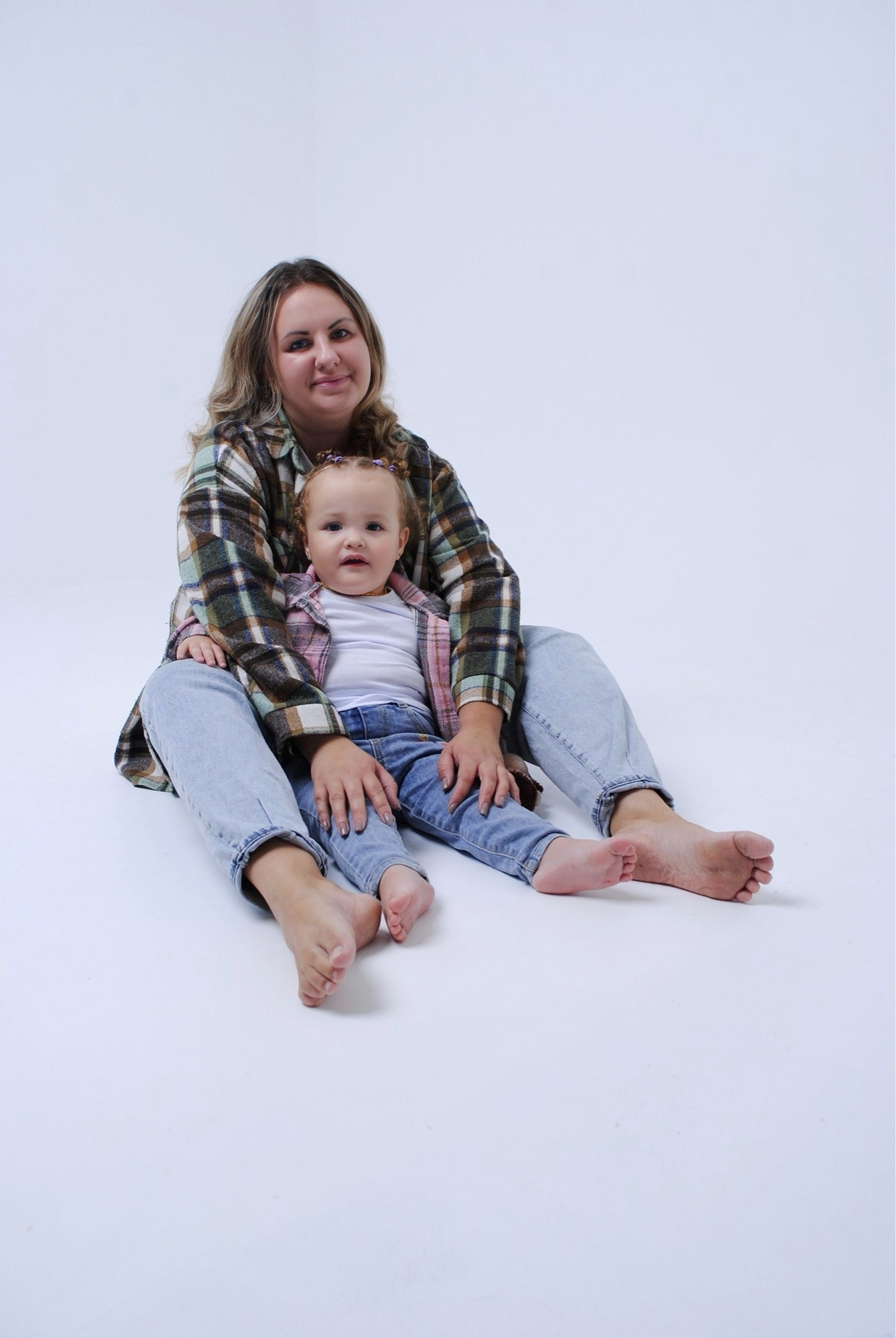 Светлана и дочь. Фотограф Мария Мусаелян