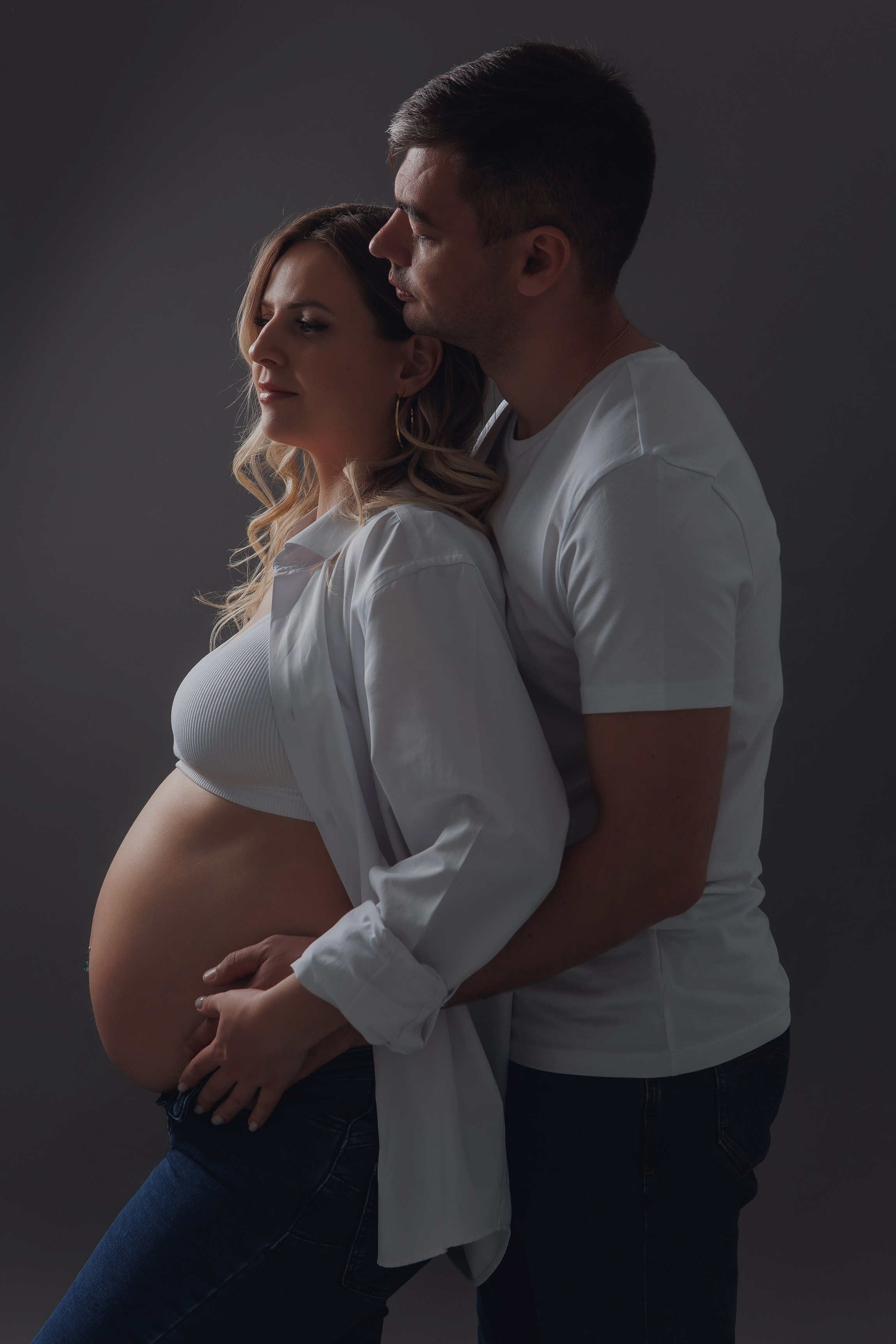 Фотосессия беременности в моей мини студии. Фотостудия СМУЗИ