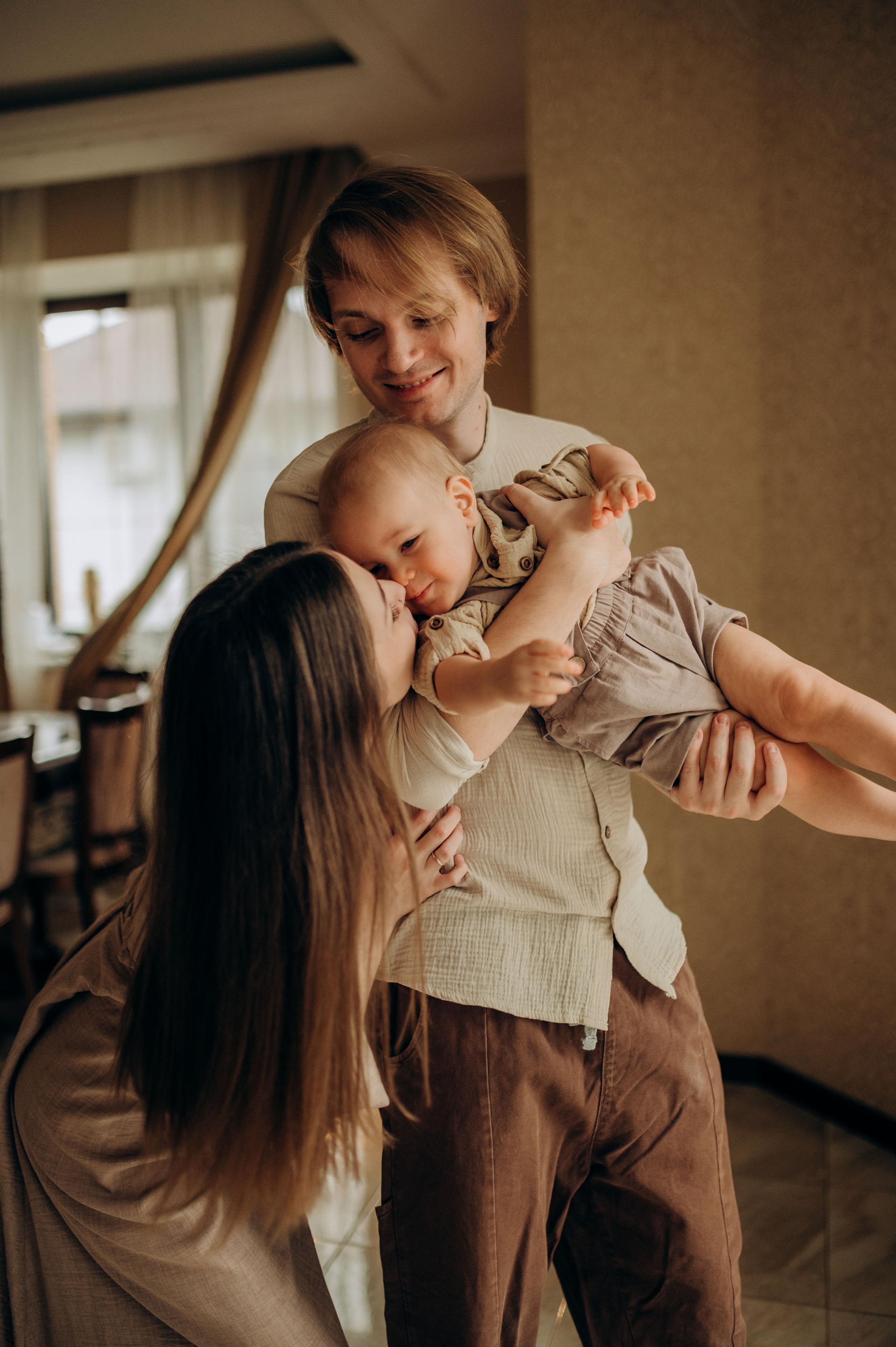 Домашняя фотосессия на годик. Семейный фотограф в Домодедово и Москве Елена Пичугина