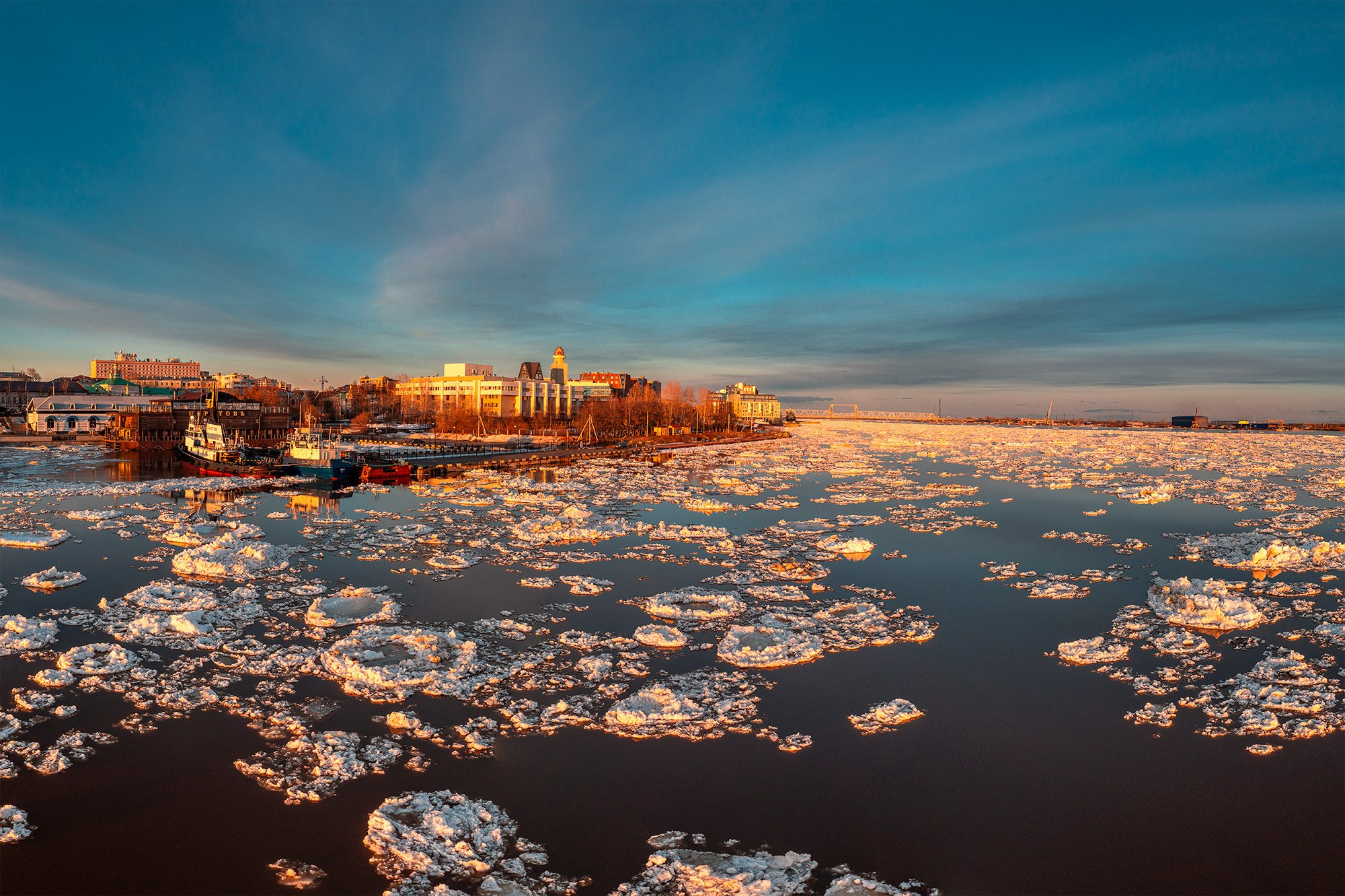 Город. Аэросъемка в Архангельске, Александр Ермолин