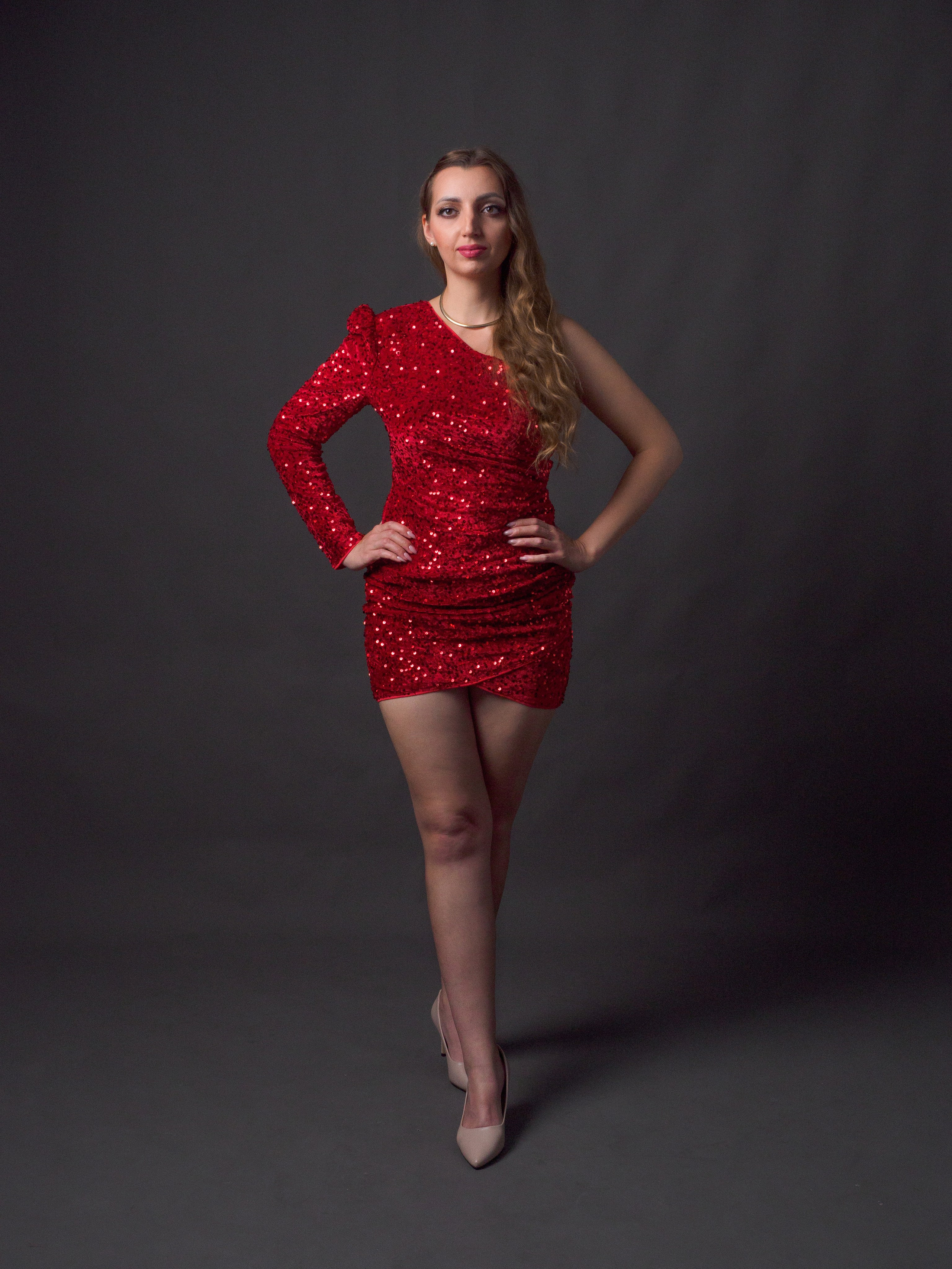 Julia в красном. I Photostudio Фотостудия Краснодар