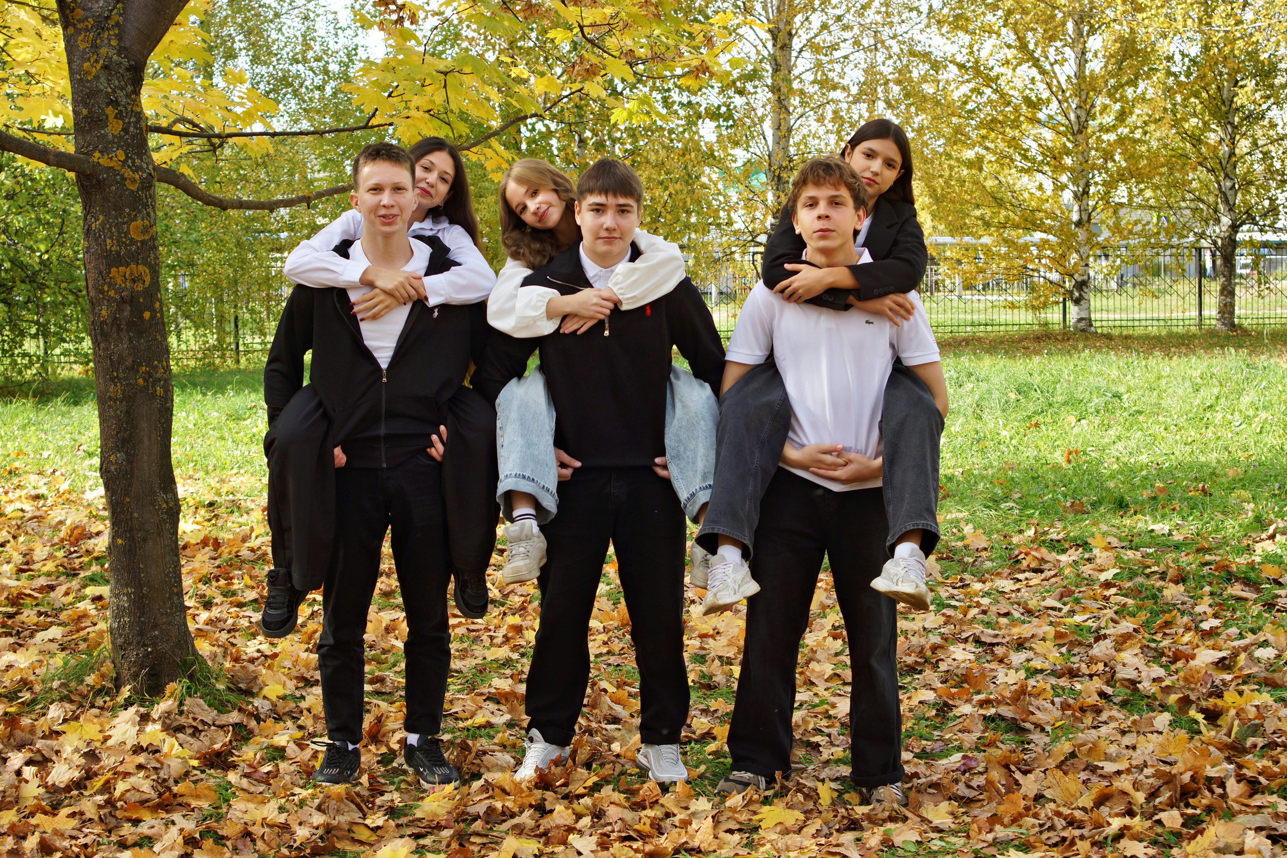 Осенняя фотосессия в школе г. Йошкар-Ола