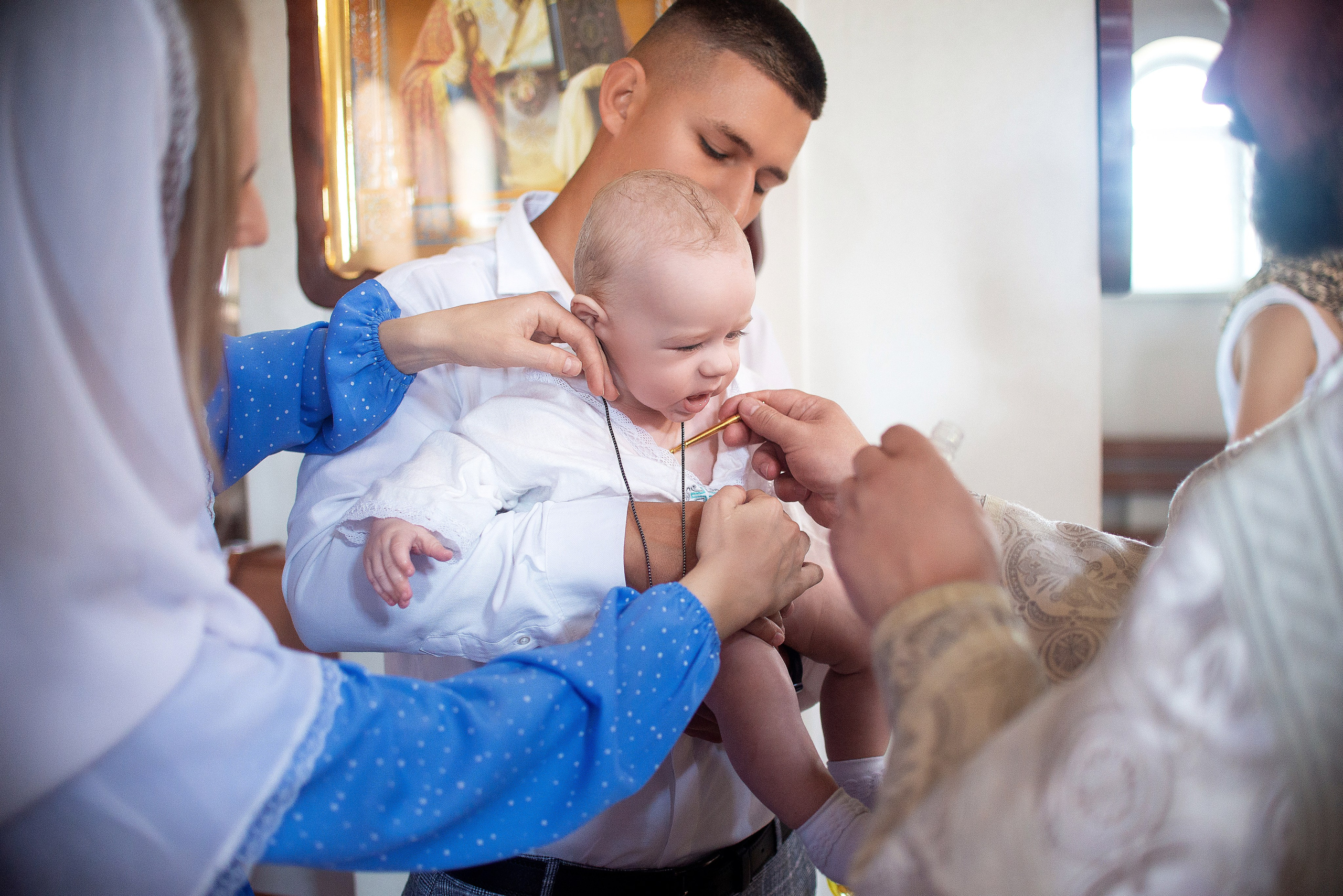 Крещение Егорки г. Столбцы. Семейный фотограф на выписку из роддома и крещение Минск Настя Гришук