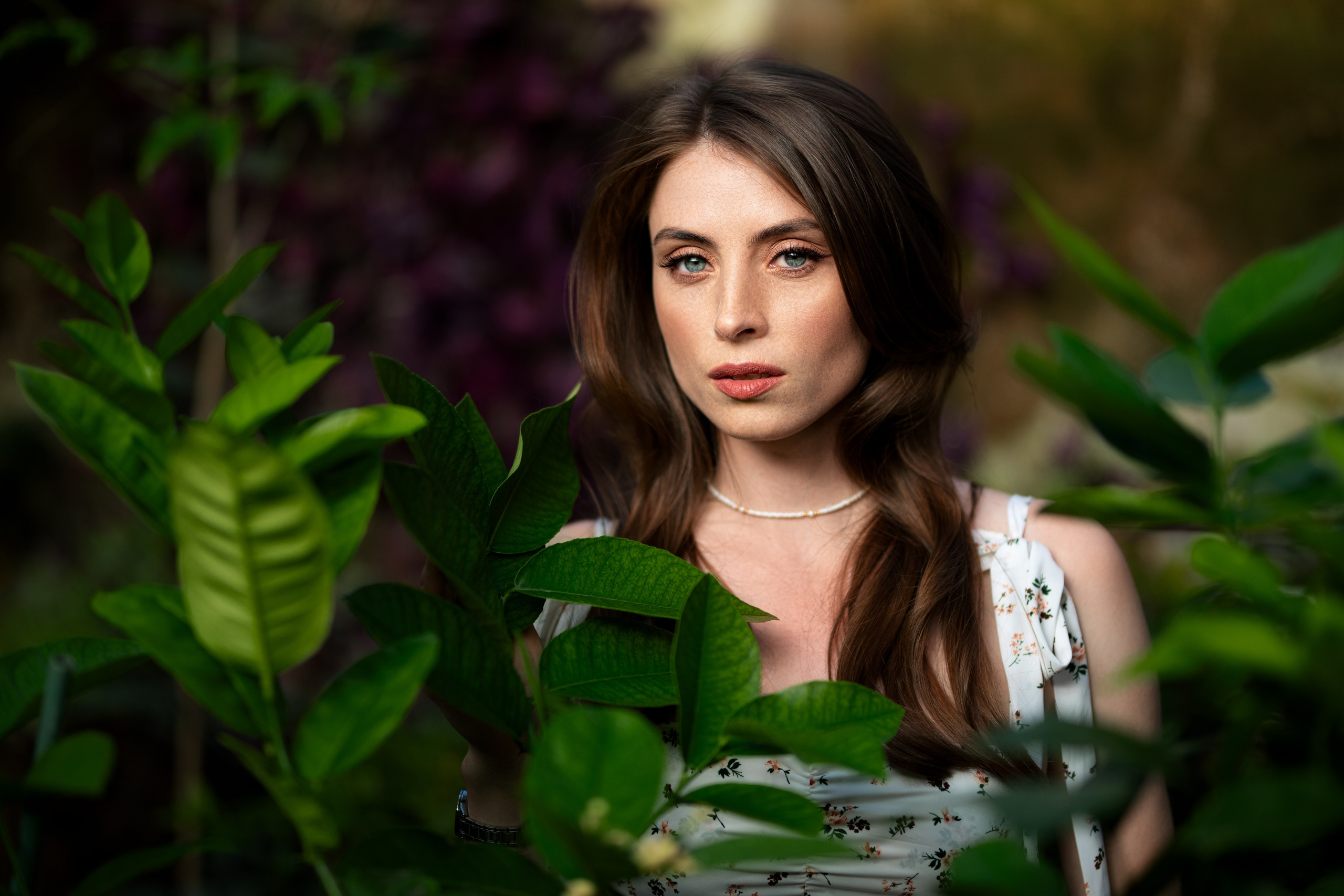 Фотосессия с Надеждой с люпинами в формате «для себя». Дмитрий Шульгин, портретный фотограф в Воронеже