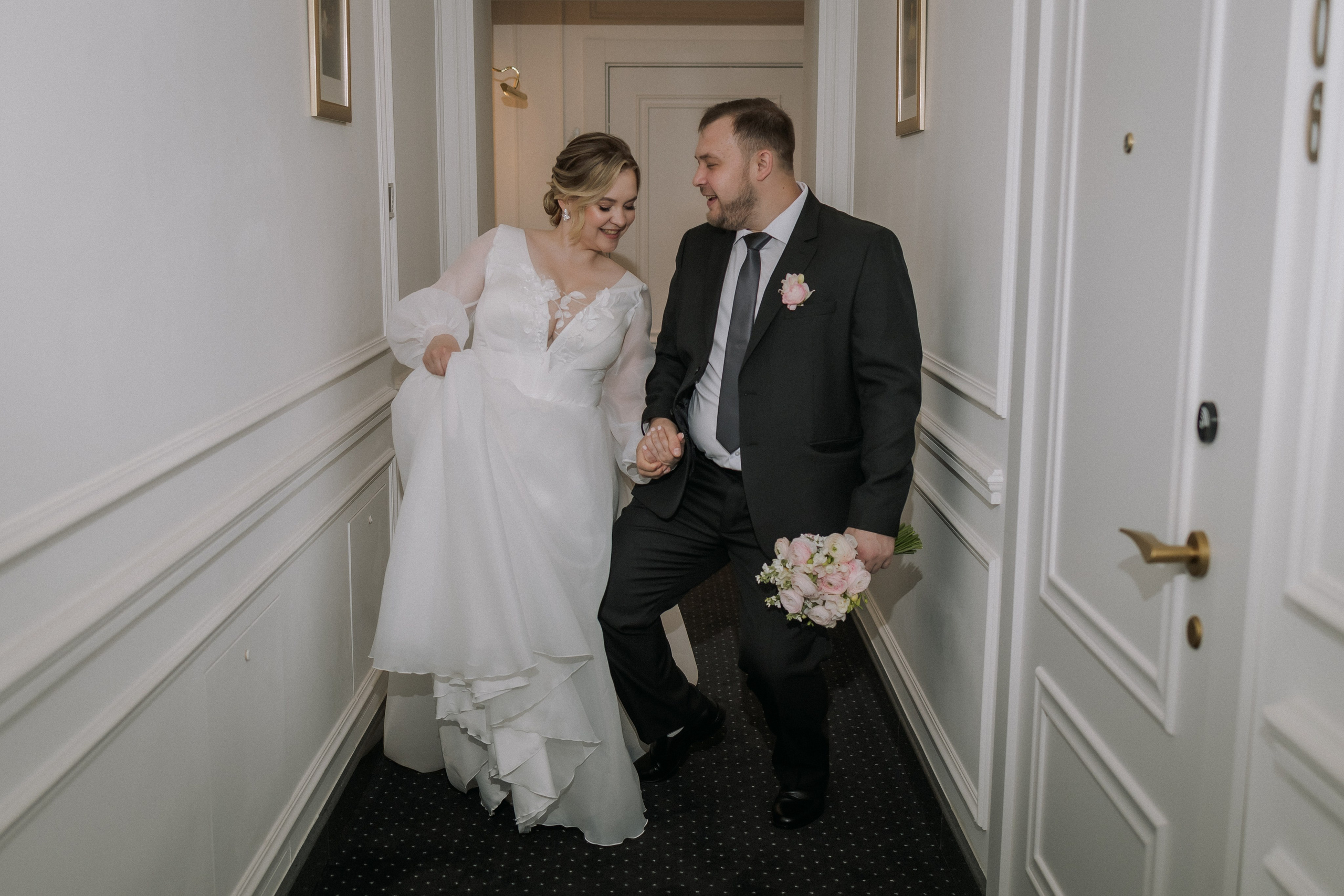 Анастасия и Сергей. Свадебная прогулка. Свадебная фотография. Арина Рубах