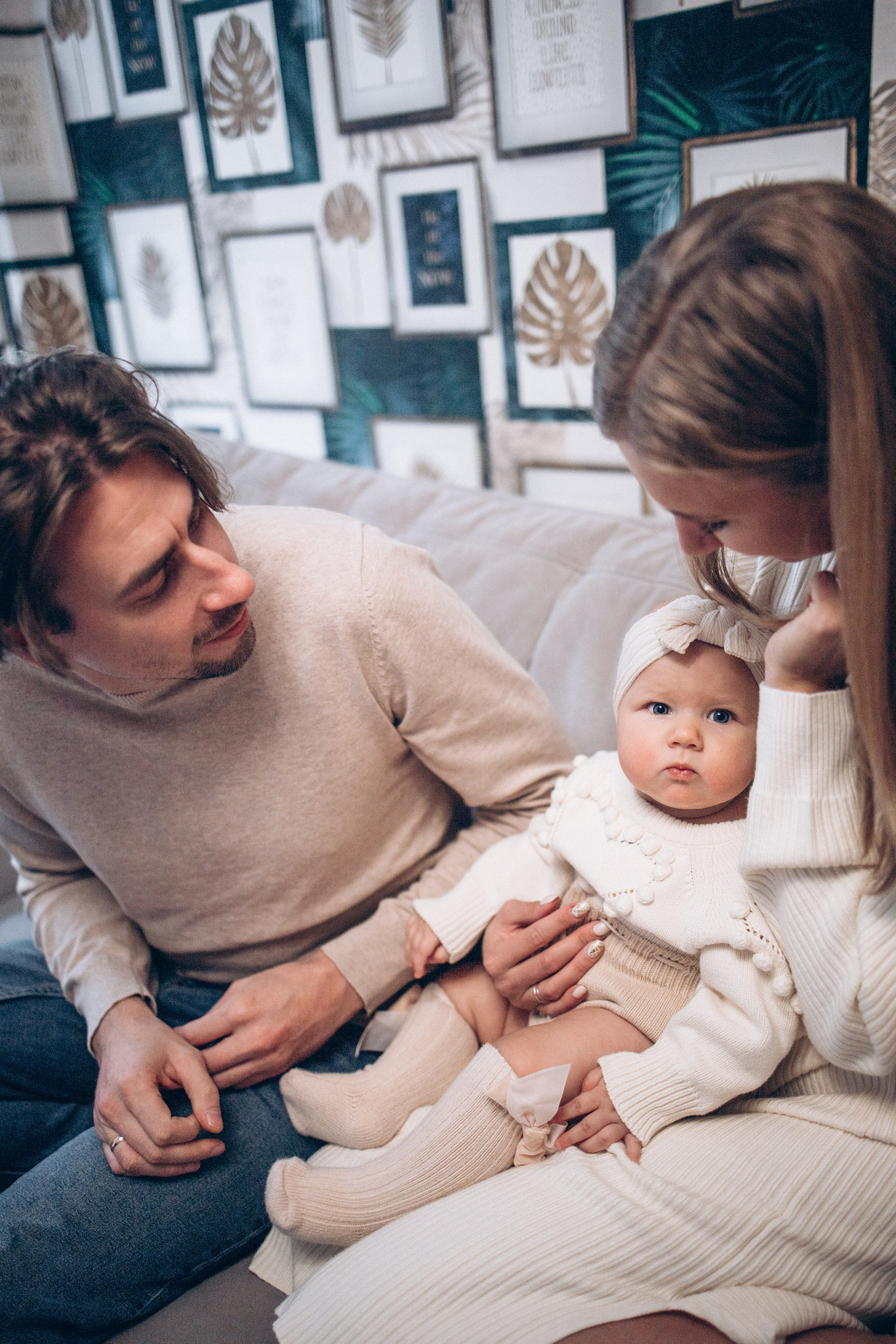 Дмитрий Кристина и малышка Яна. Фотограф в Санкт-Петербурге Светлана Арестова