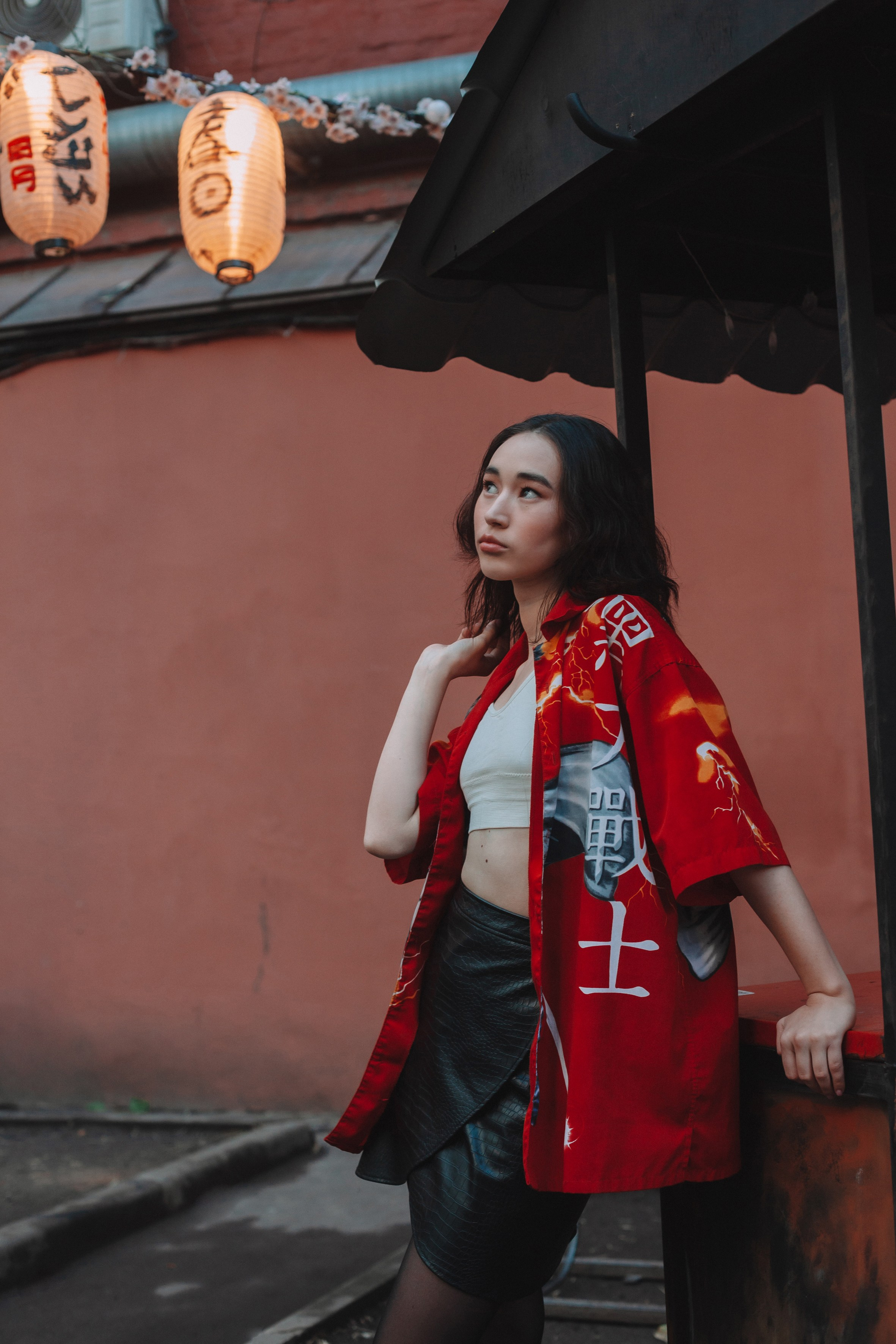 Японский квартал. Творческая съёмка. Стилист Мария. Модель Аля. Портретный и репортажный фотограф в Москве, Ольга Ларема