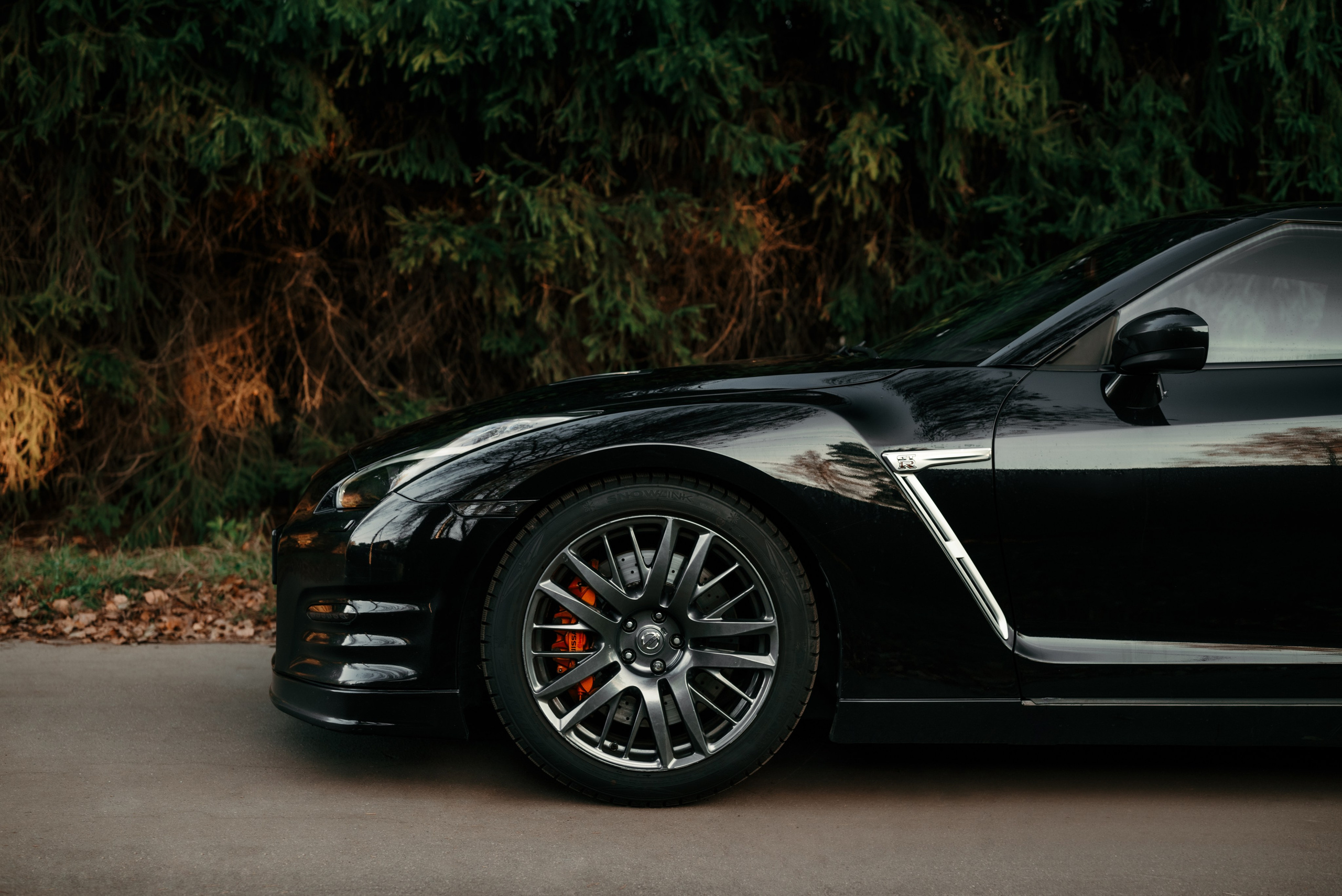 Nissan GT-R35 autumn vibe. DeLorein