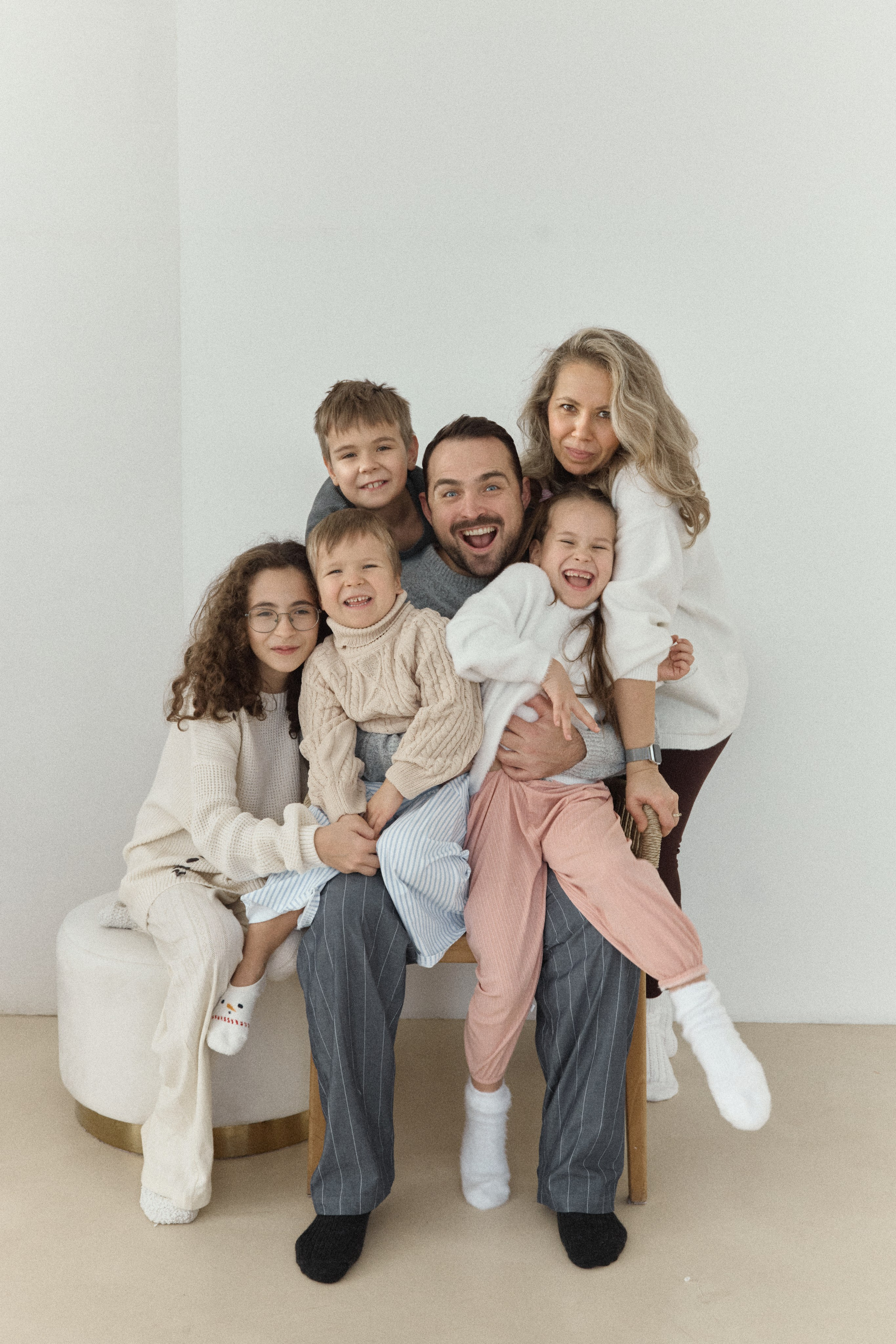 Данила + Нэлла + Василиса + Антон + Алиса + Платон. Семейный и детский фотограф Юлия Шох