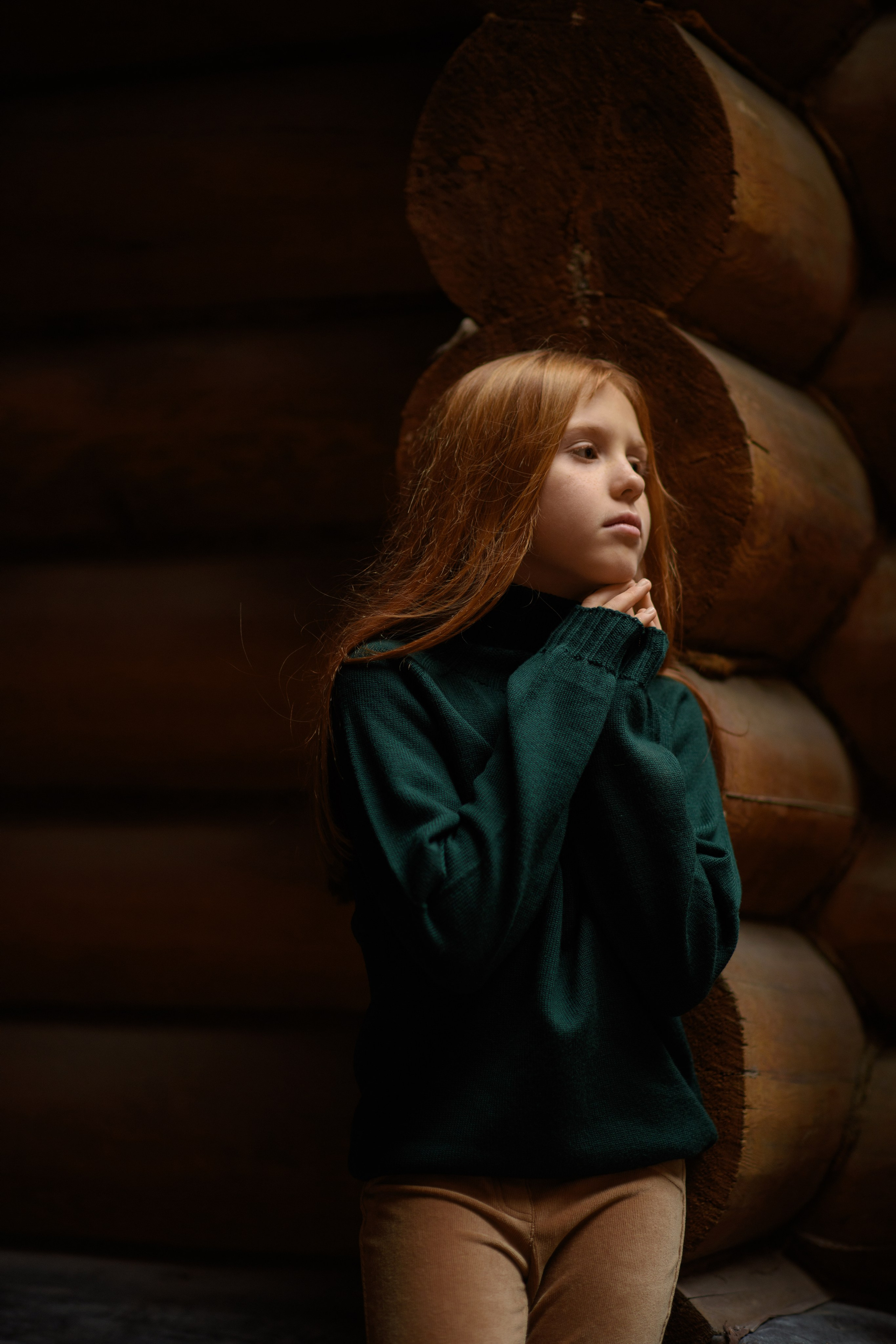 Фотосессия рыжей девочки-подростка в Коломенском. Главная