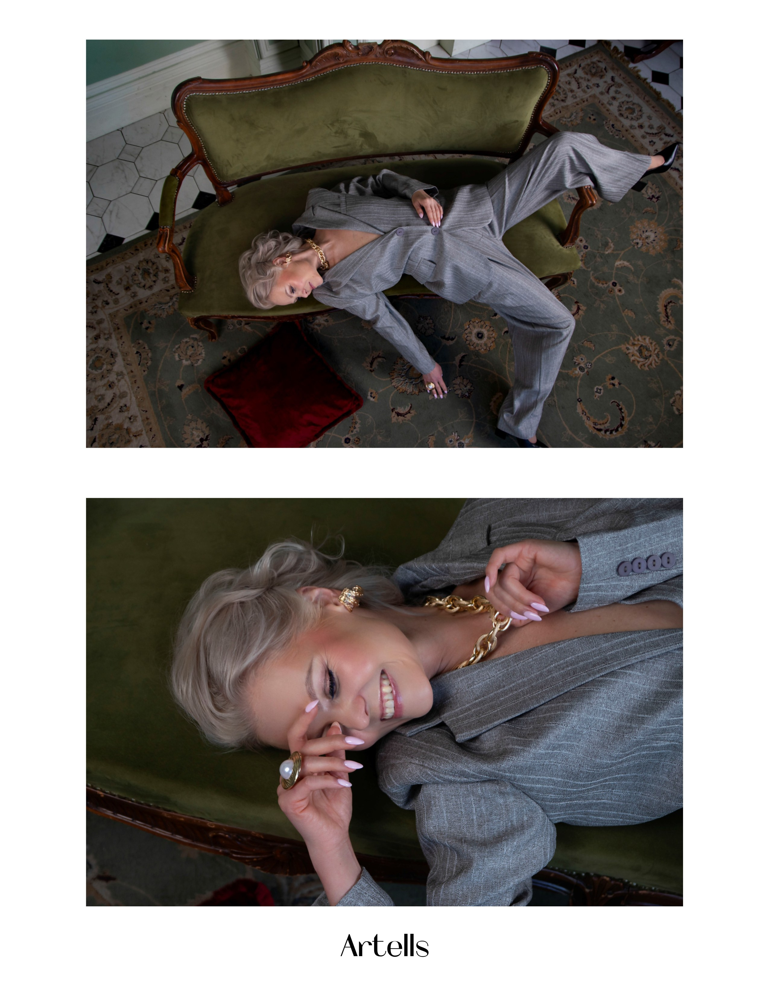 Портретная сьемка в студии. Публикация в журнале ARTELLS. Портретный фотограф в Санкт-Петербурге Савельева Ольга