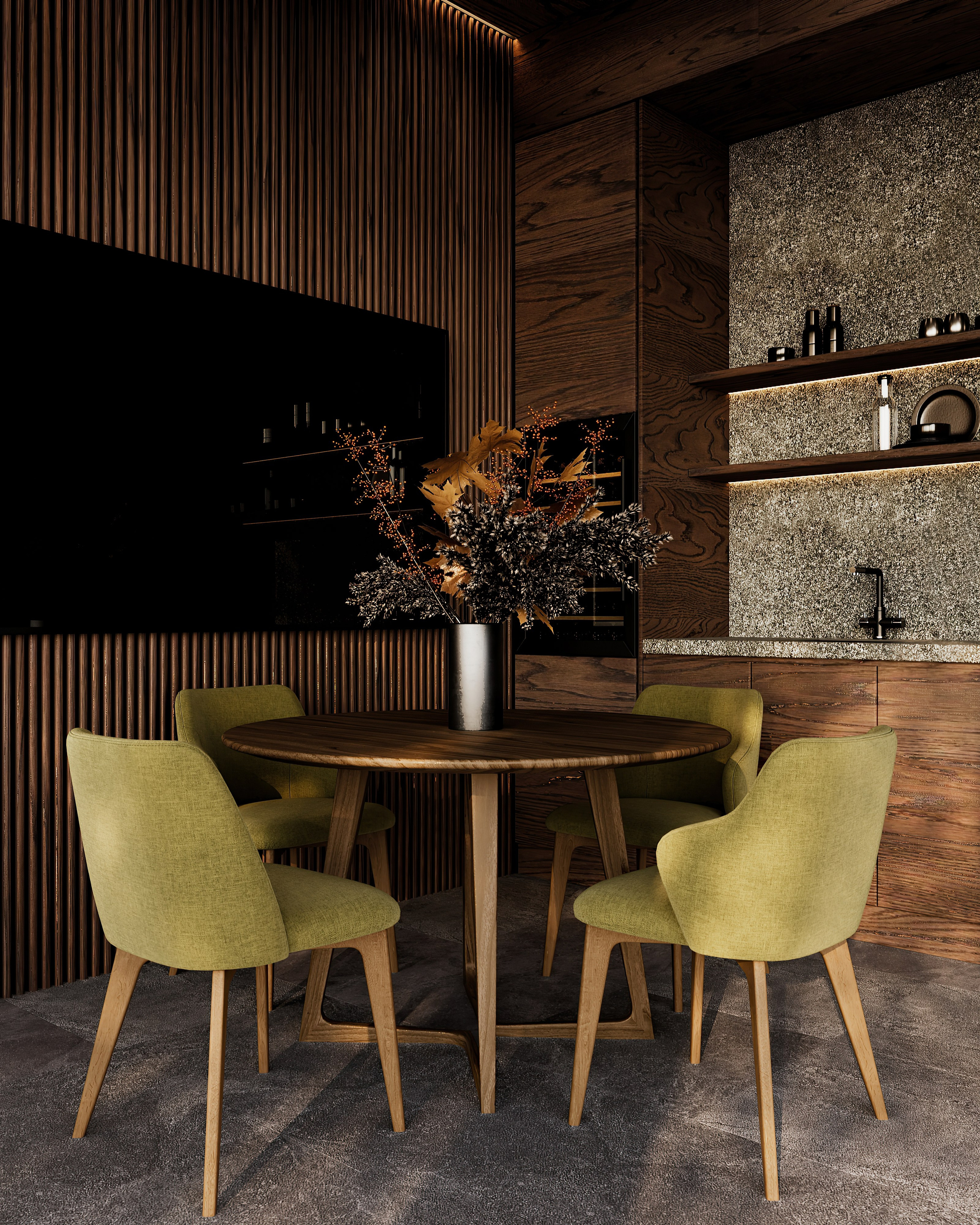 Гостевой домик по проекту Мартыновой Н. и Бородиной Е. Визуализатор Векшина Елена