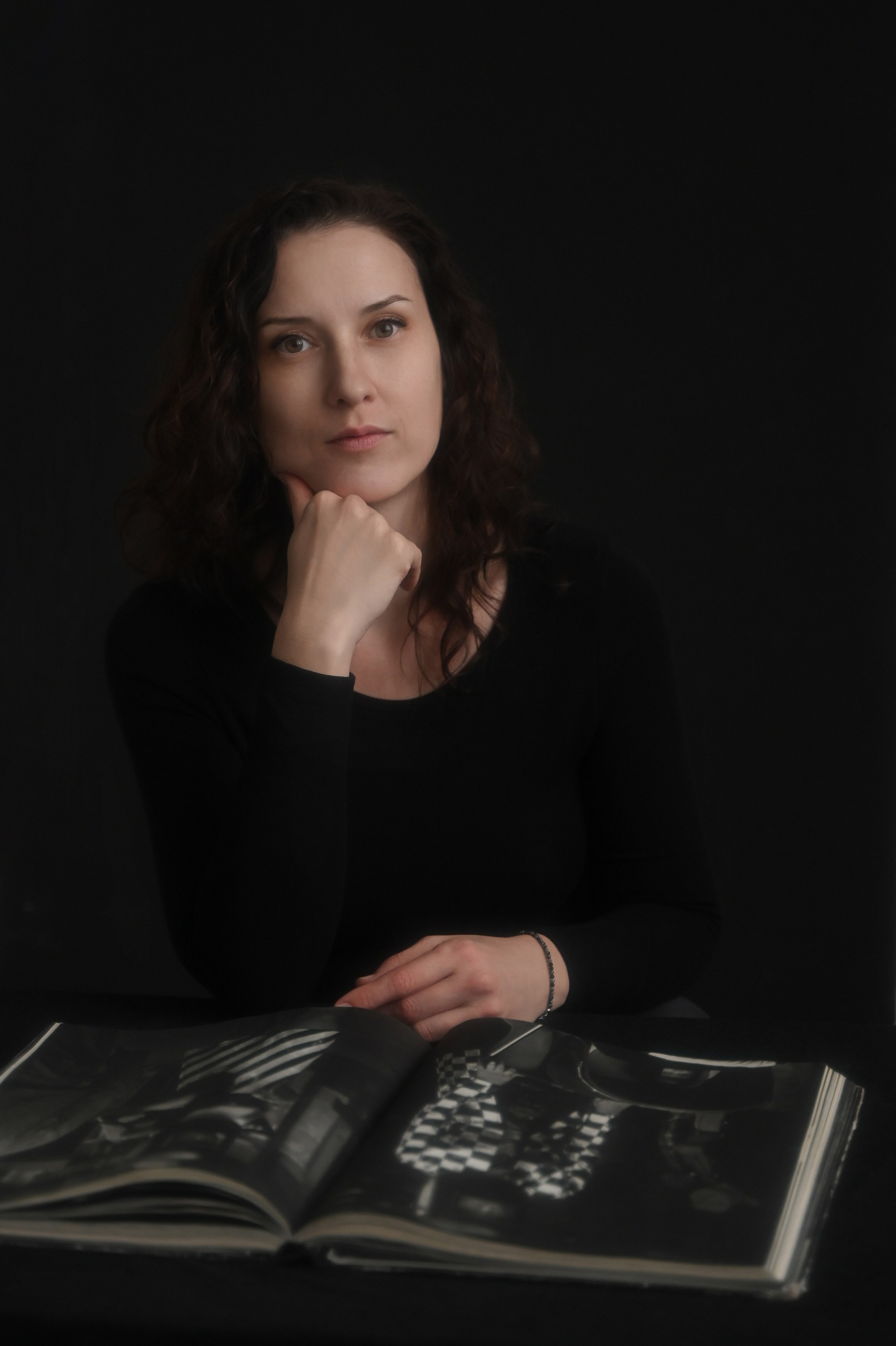 Потретная женская фотосессия. Портретный фотограф в Москве Казьмина Олеся