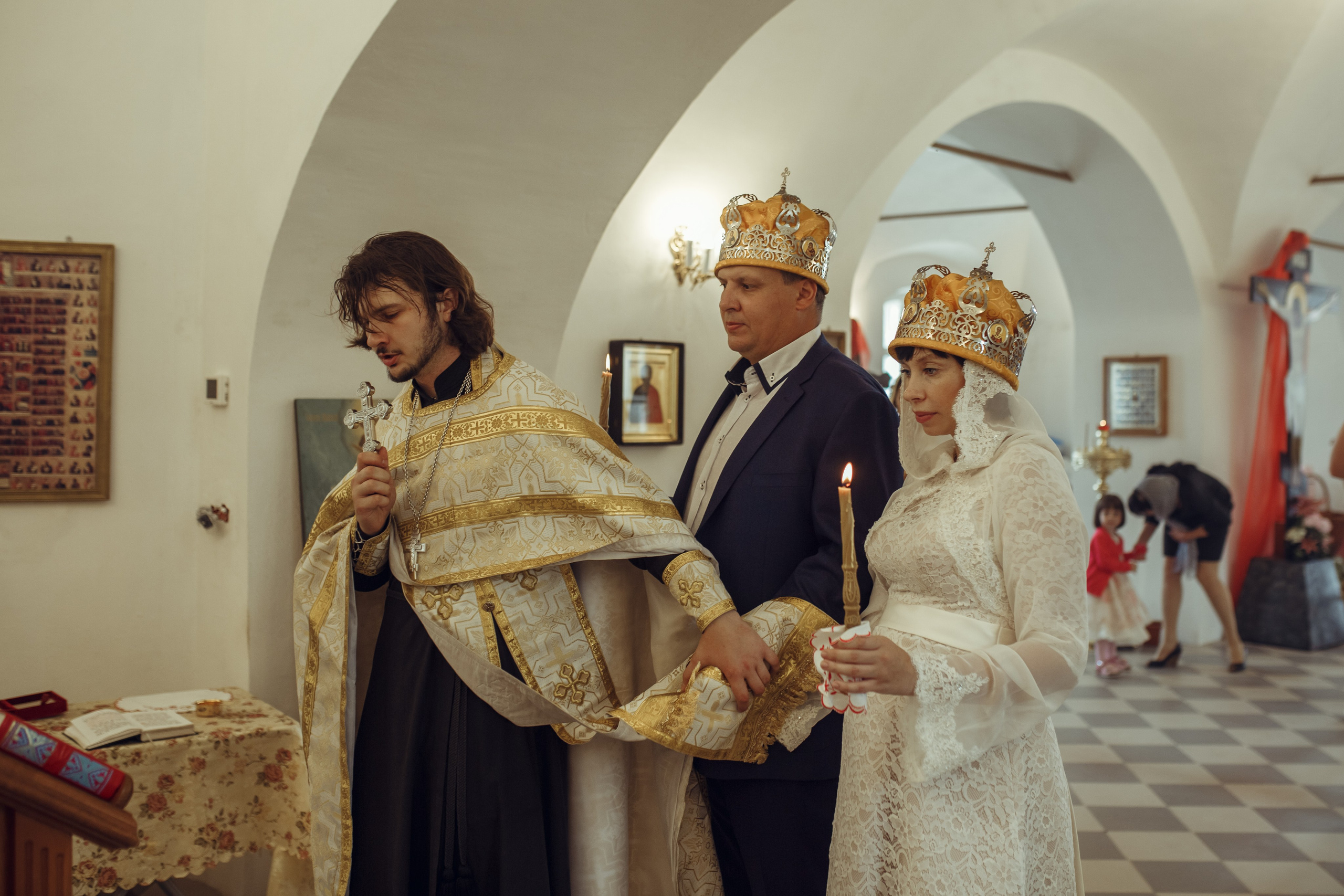 Венчание Оксаны и Дениса. Фотограф на Крещение, семейный фотограф в Москве