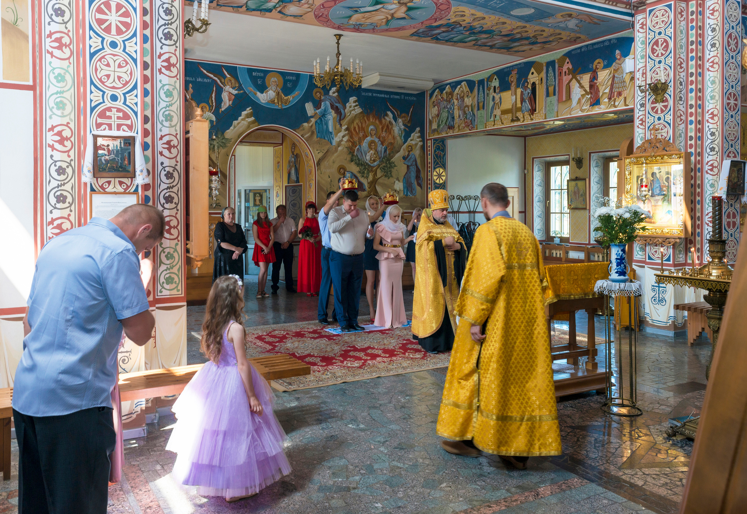 Венчание в Храме Рождества Пресвятой Богородицы. Фотограф Платон Македонский