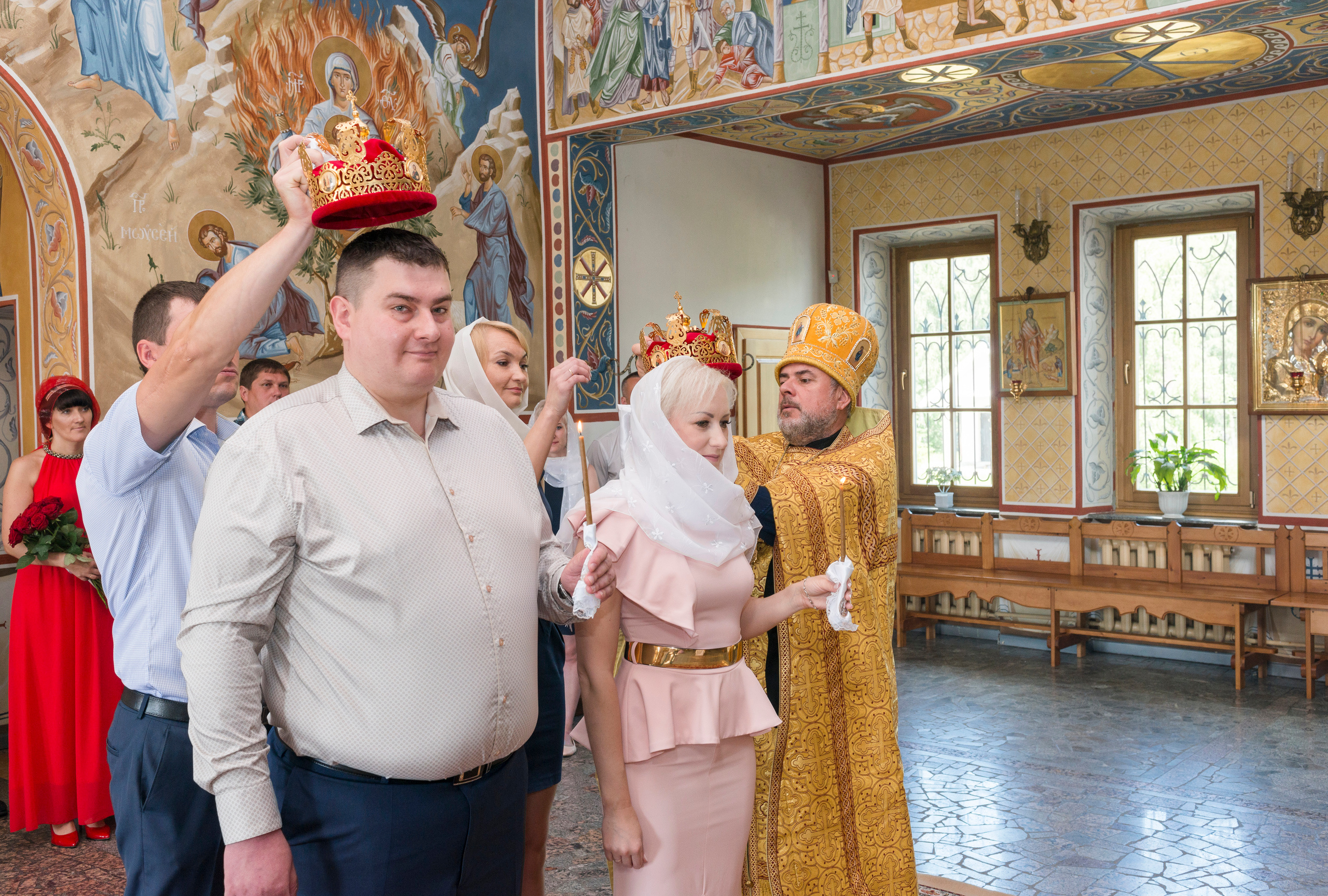 Венчание в Храме Рождества Пресвятой Богородицы. Фотограф Платон Македонский