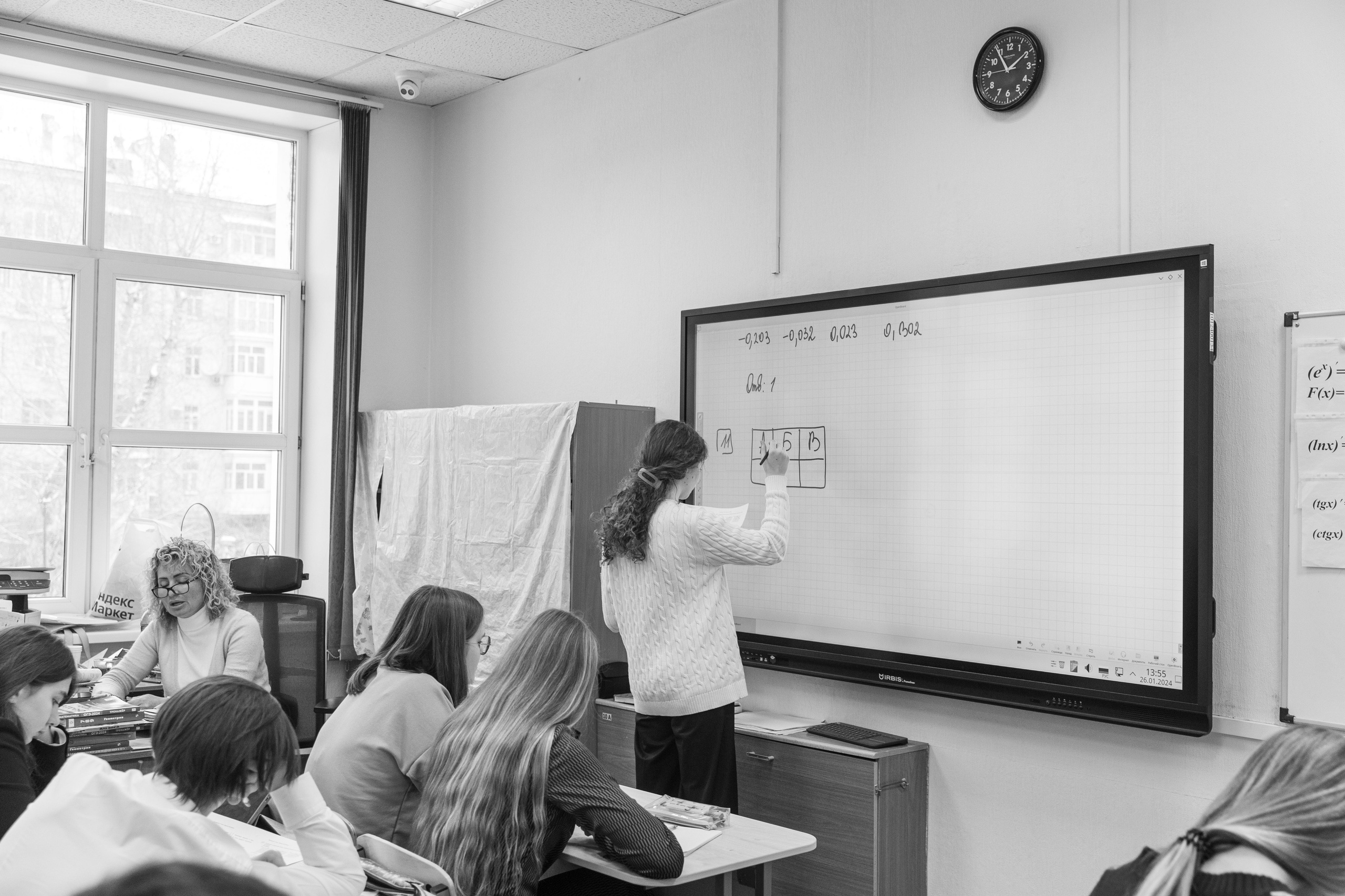 Репортаж с урока. Школьный фотограф в Москве Семенова Ирина