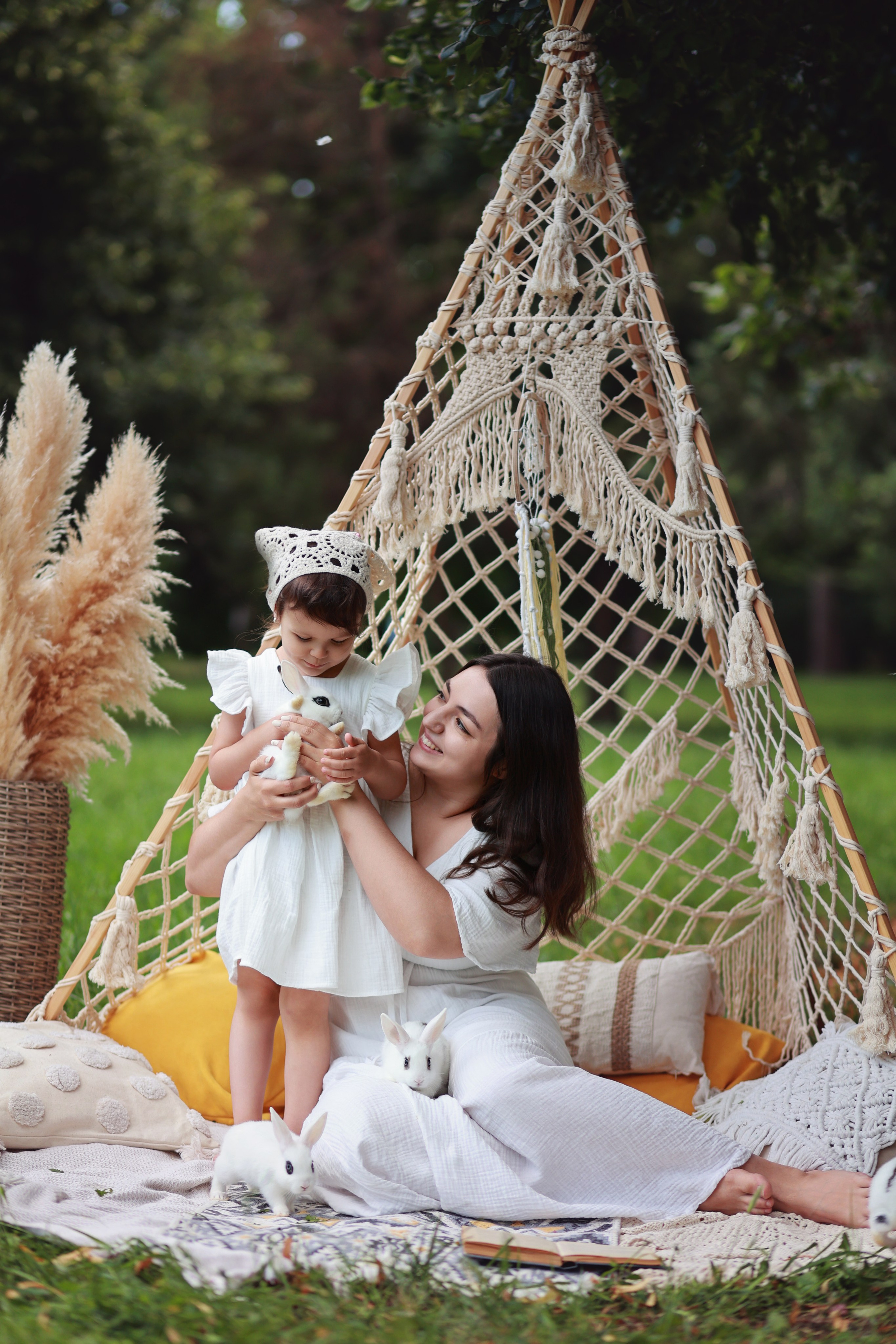 Бохо в Чистяковской Роще. Детский семейный фотограф Краснодар