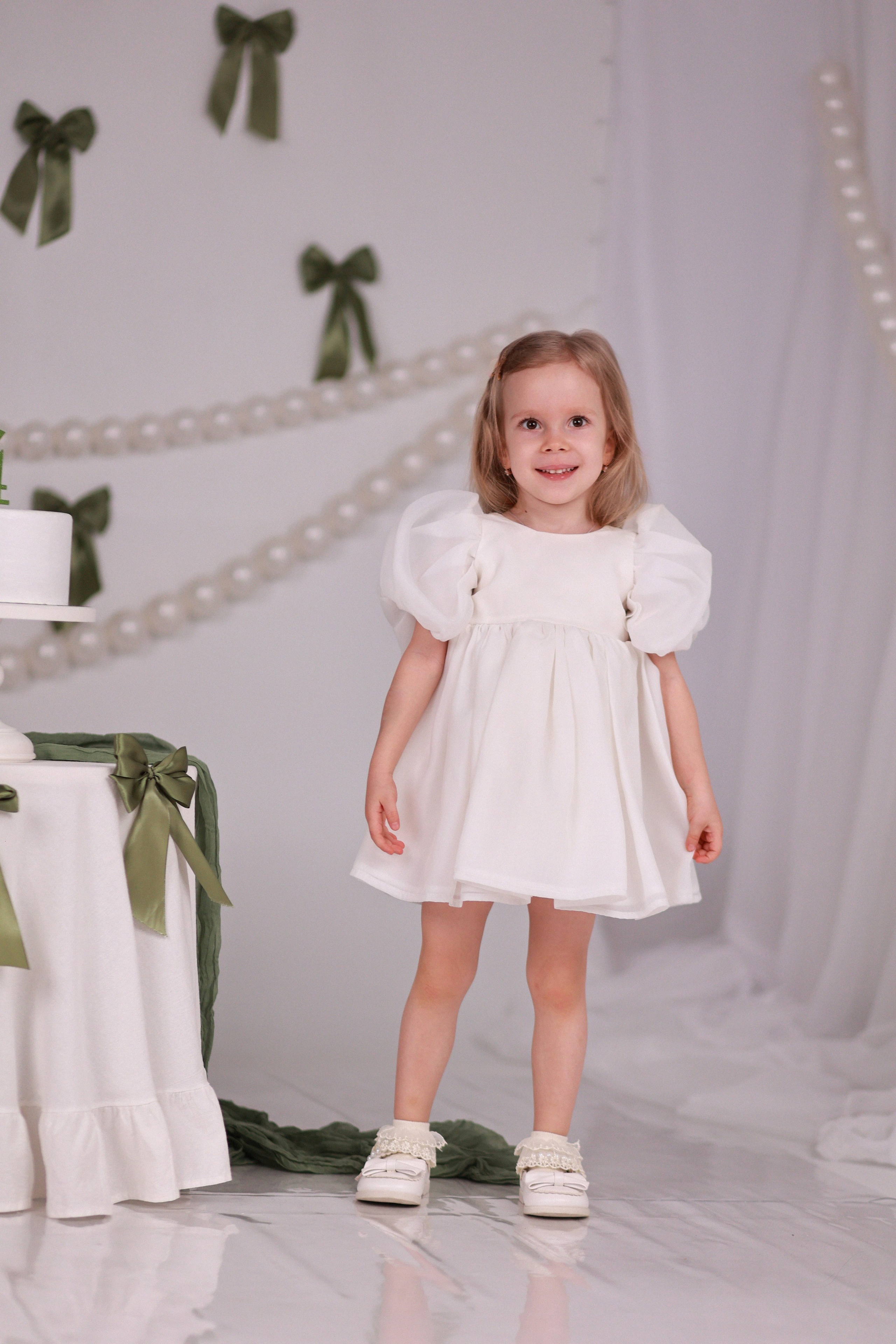 Зеленые бантики. Детский семейный фотограф Краснодар