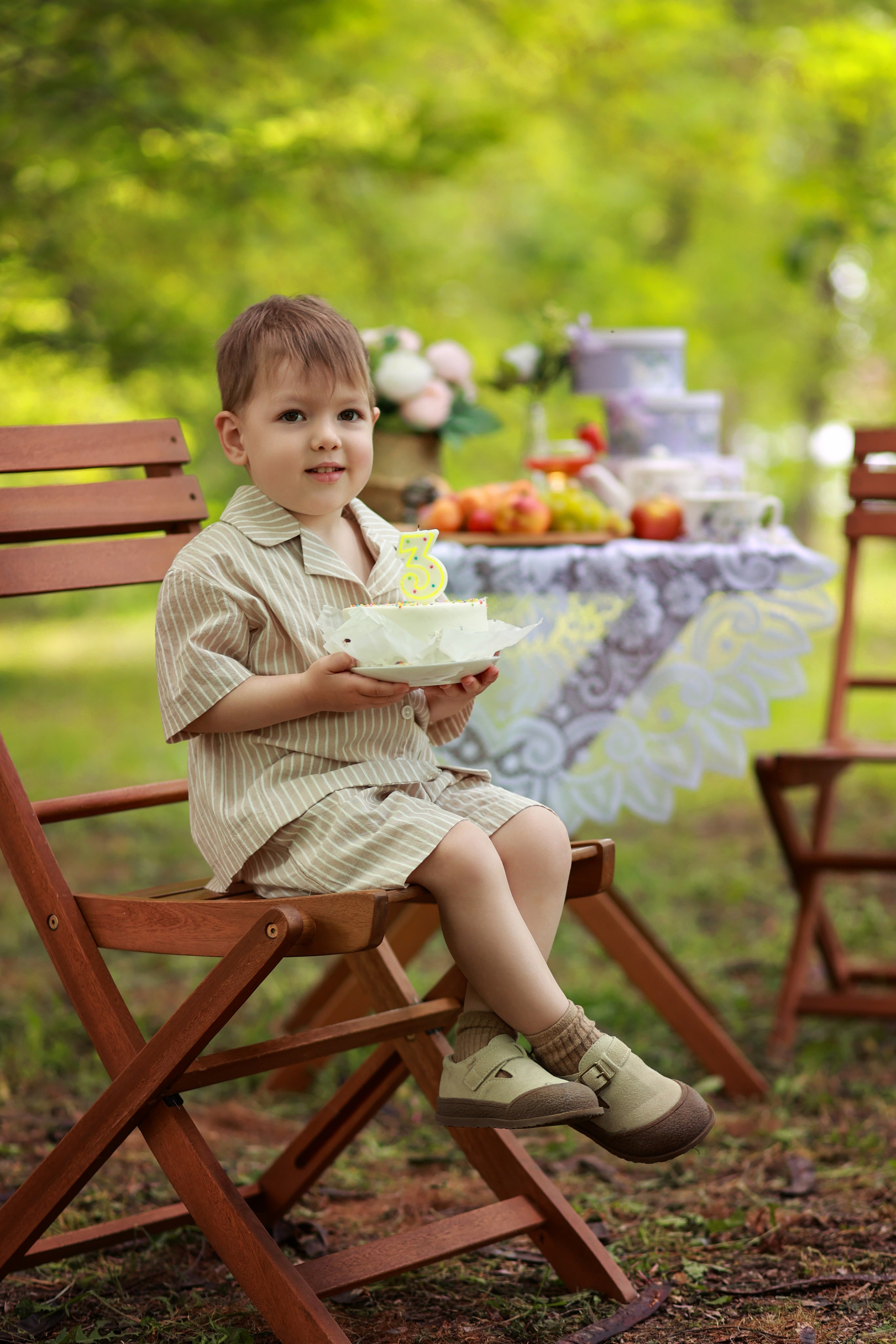 Чаепитие в парке. Детский семейный фотограф Краснодар